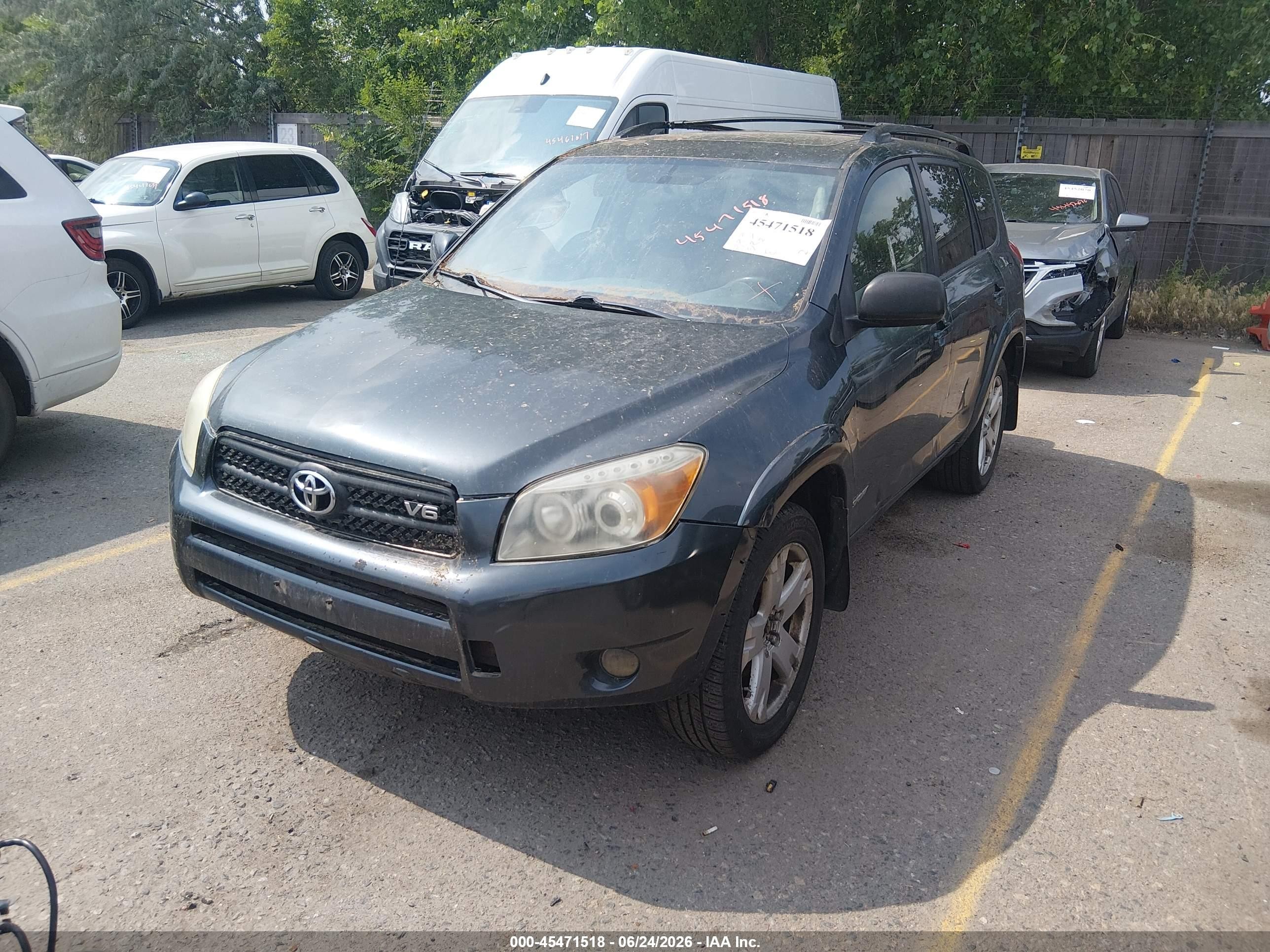 2007 Toyota Rav4 Sport Black vin: JTMBK32VX76015237