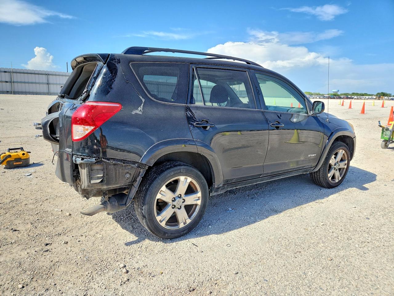 2008 Toyota Rav4 Sport Black vin: JTMBK32VX85067958