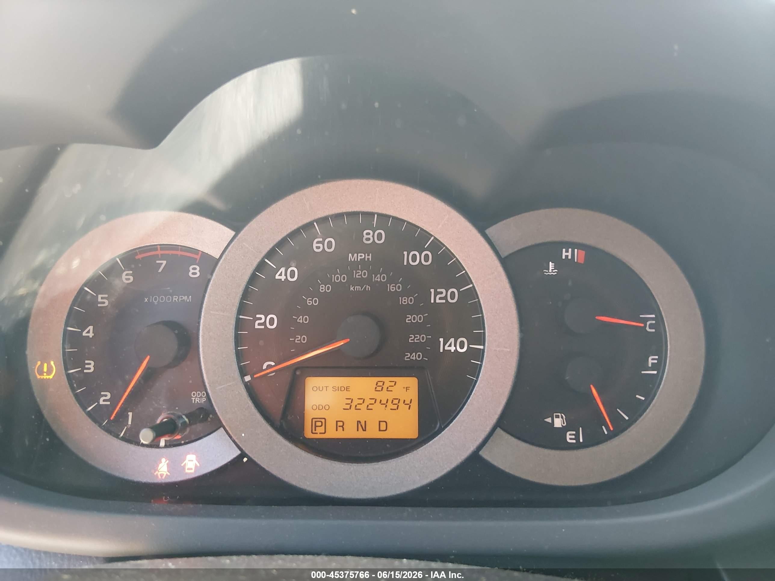 2008 Toyota Rav4 Sport V6 Blue vin: JTMBK32VX86034727