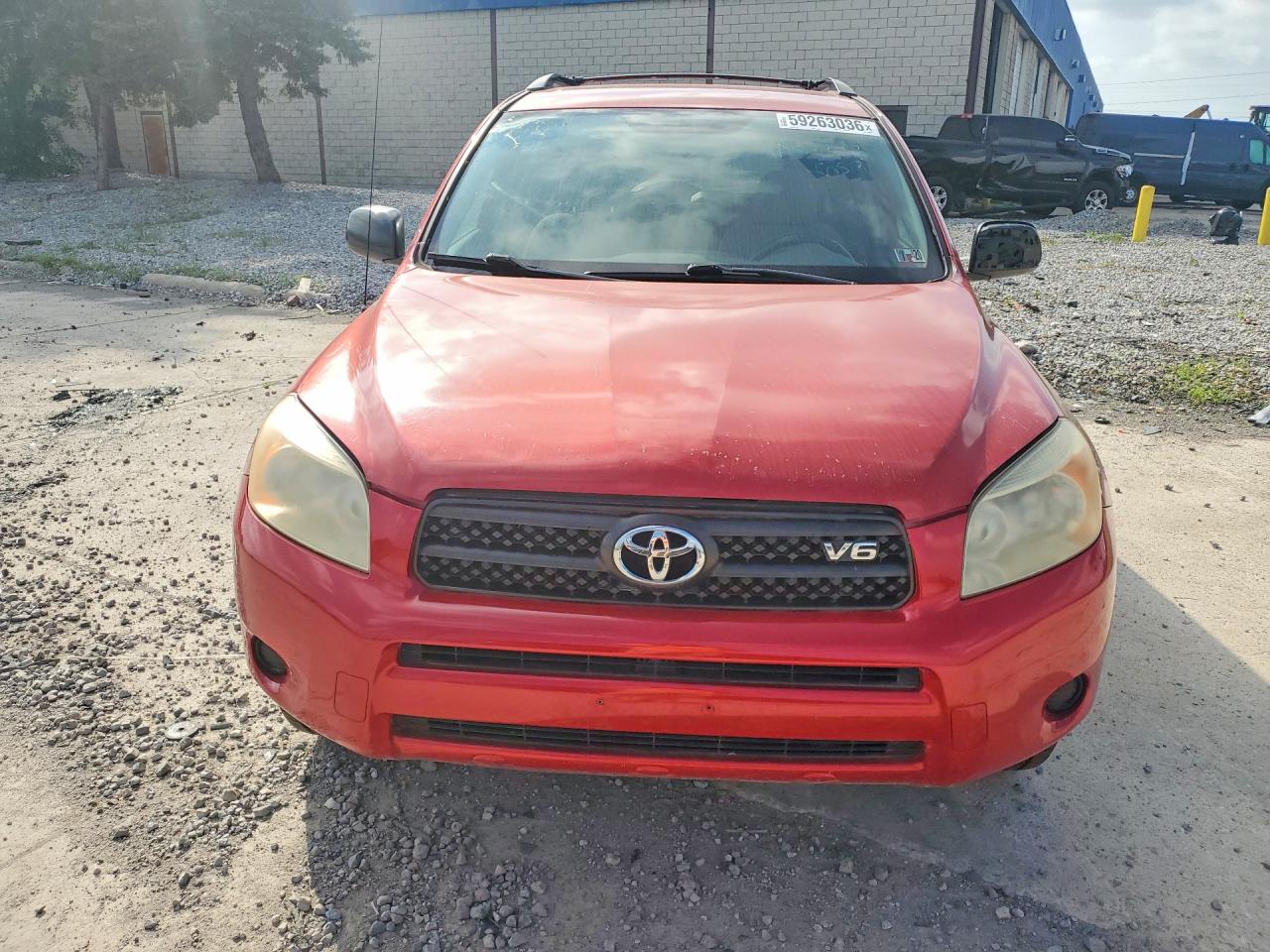 2008 Toyota Rav4 Base Red vin: JTMBK33V085062959