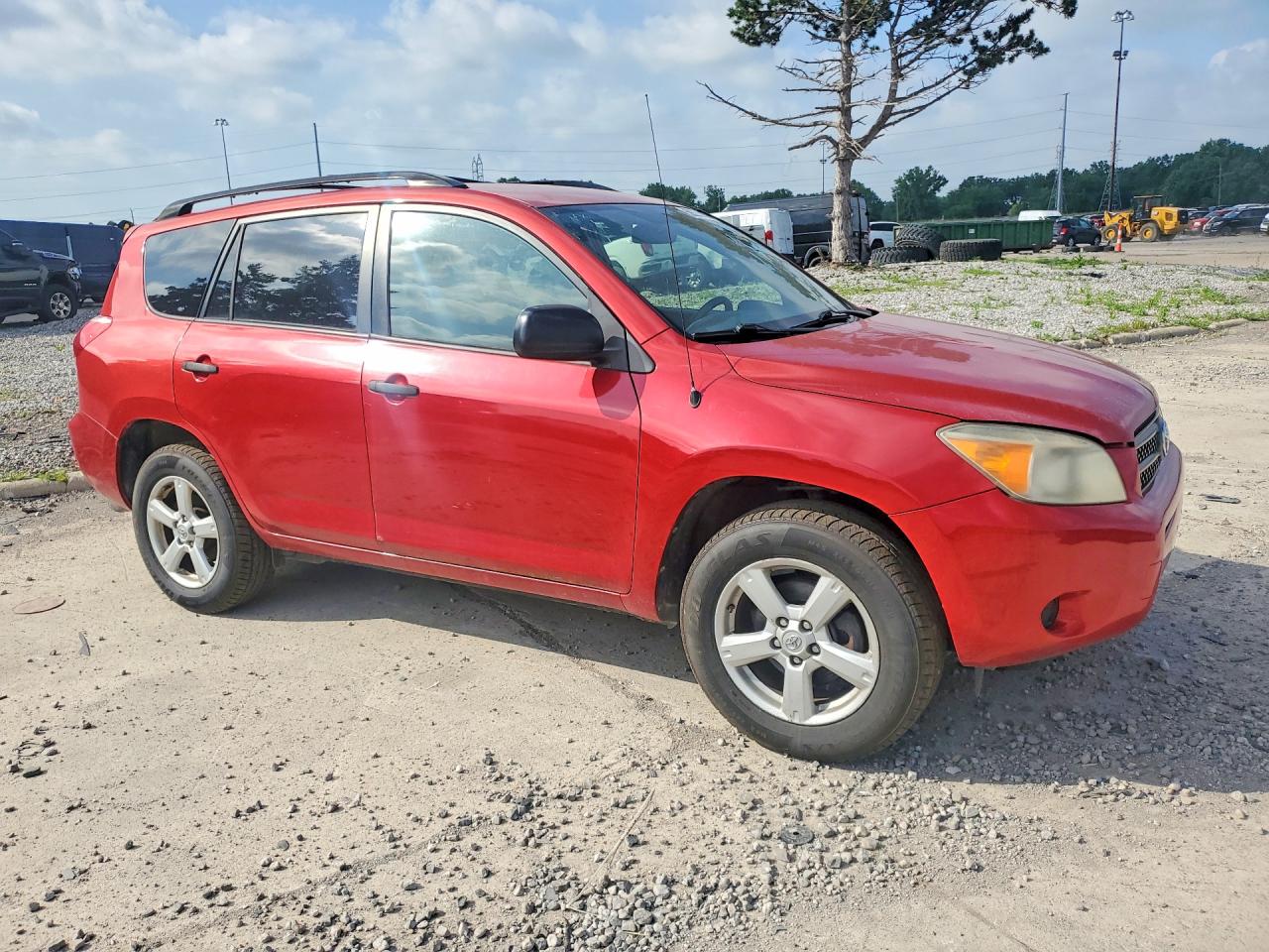 2008 Toyota Rav4 Base Red vin: JTMBK33V085062959