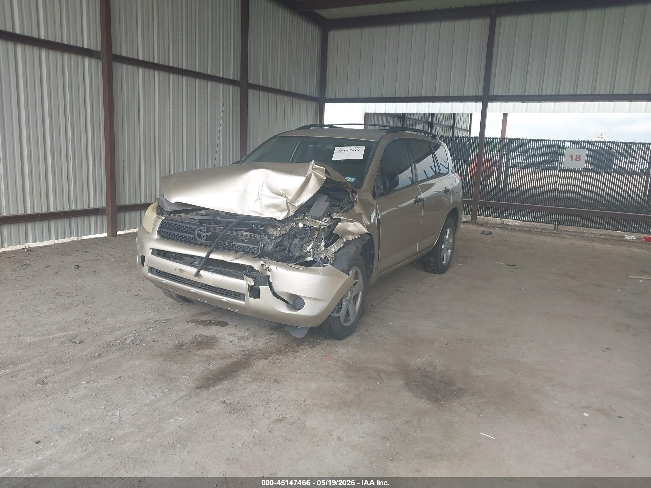 2007 Toyota Rav4 Base V6 Brown vin: JTMBK33V176014640