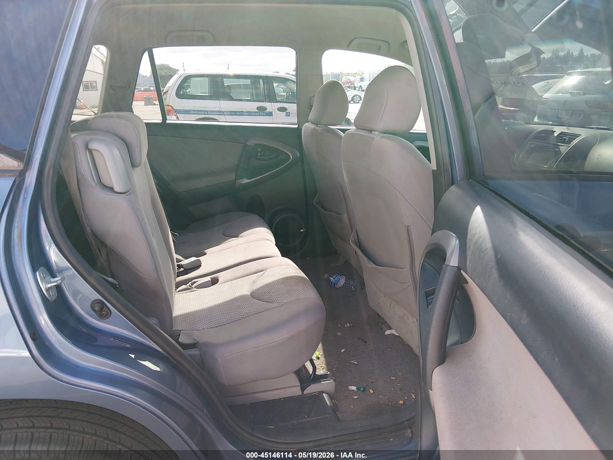 2008 Toyota Rav4 Base V6 Light Blue vin: JTMBK33V185060699