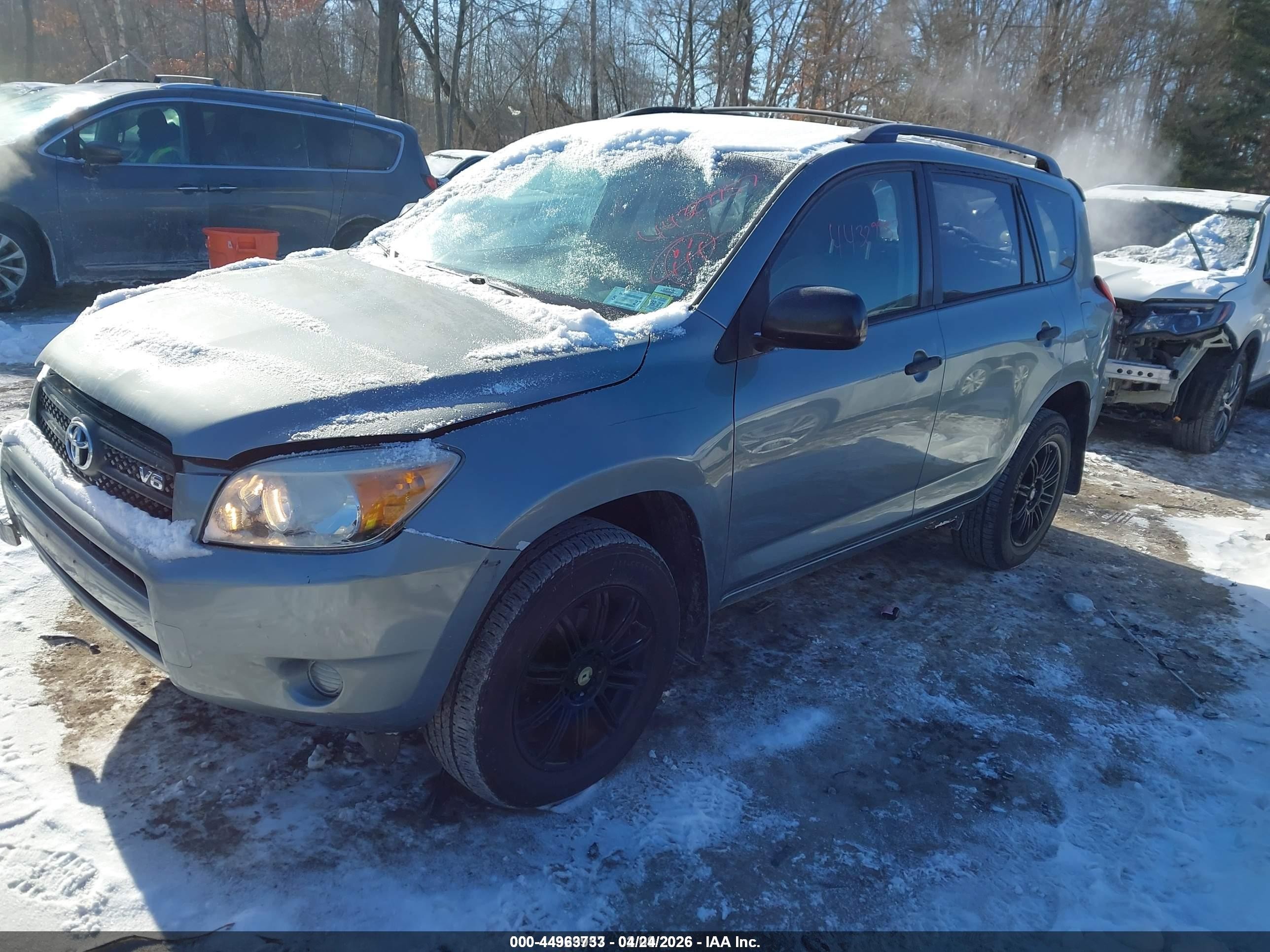 2008 Toyota Rav4 Base V6 Green vin: JTMBK33V185064459