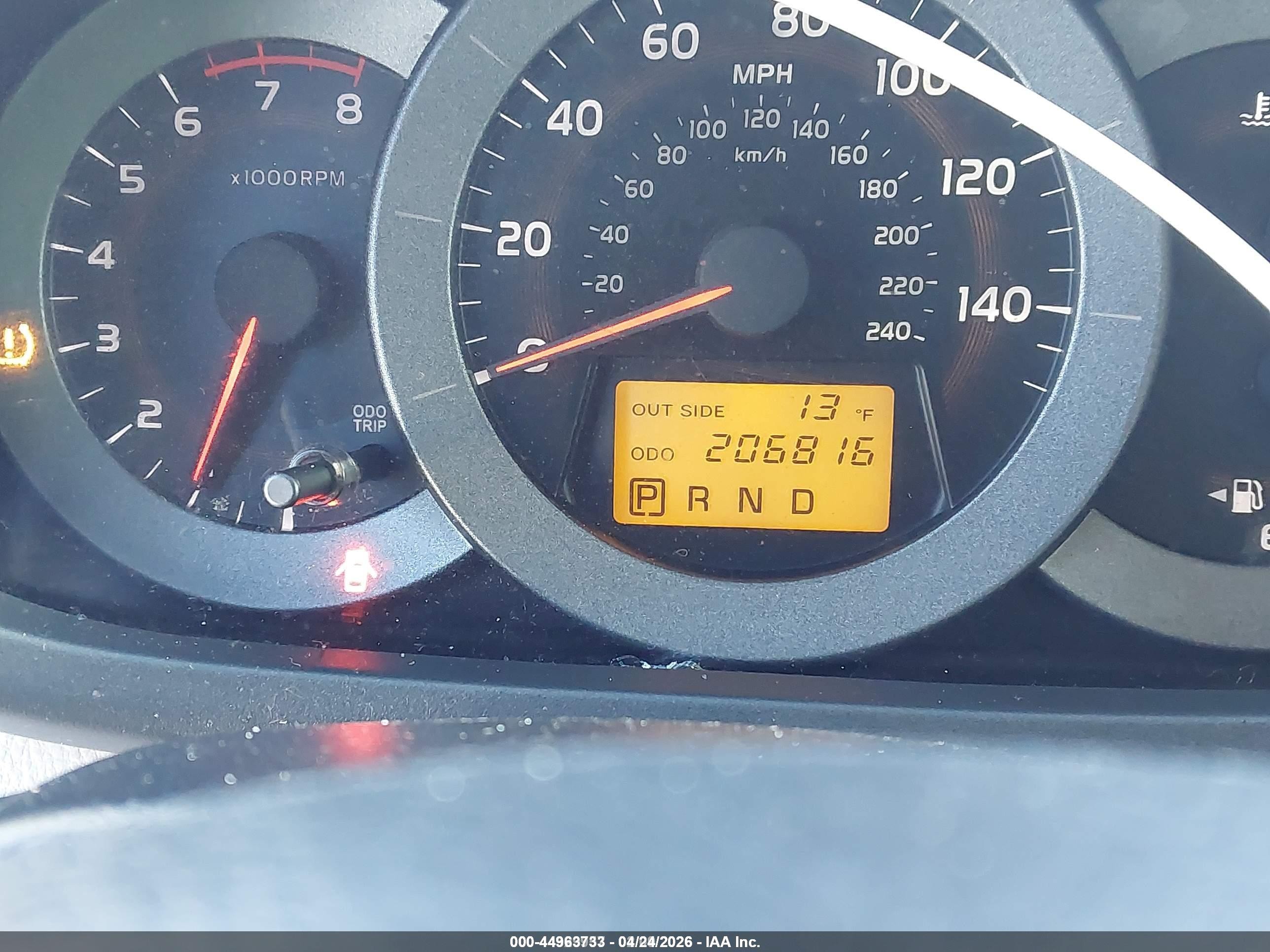 2008 Toyota Rav4 Base V6 Green vin: JTMBK33V185064459