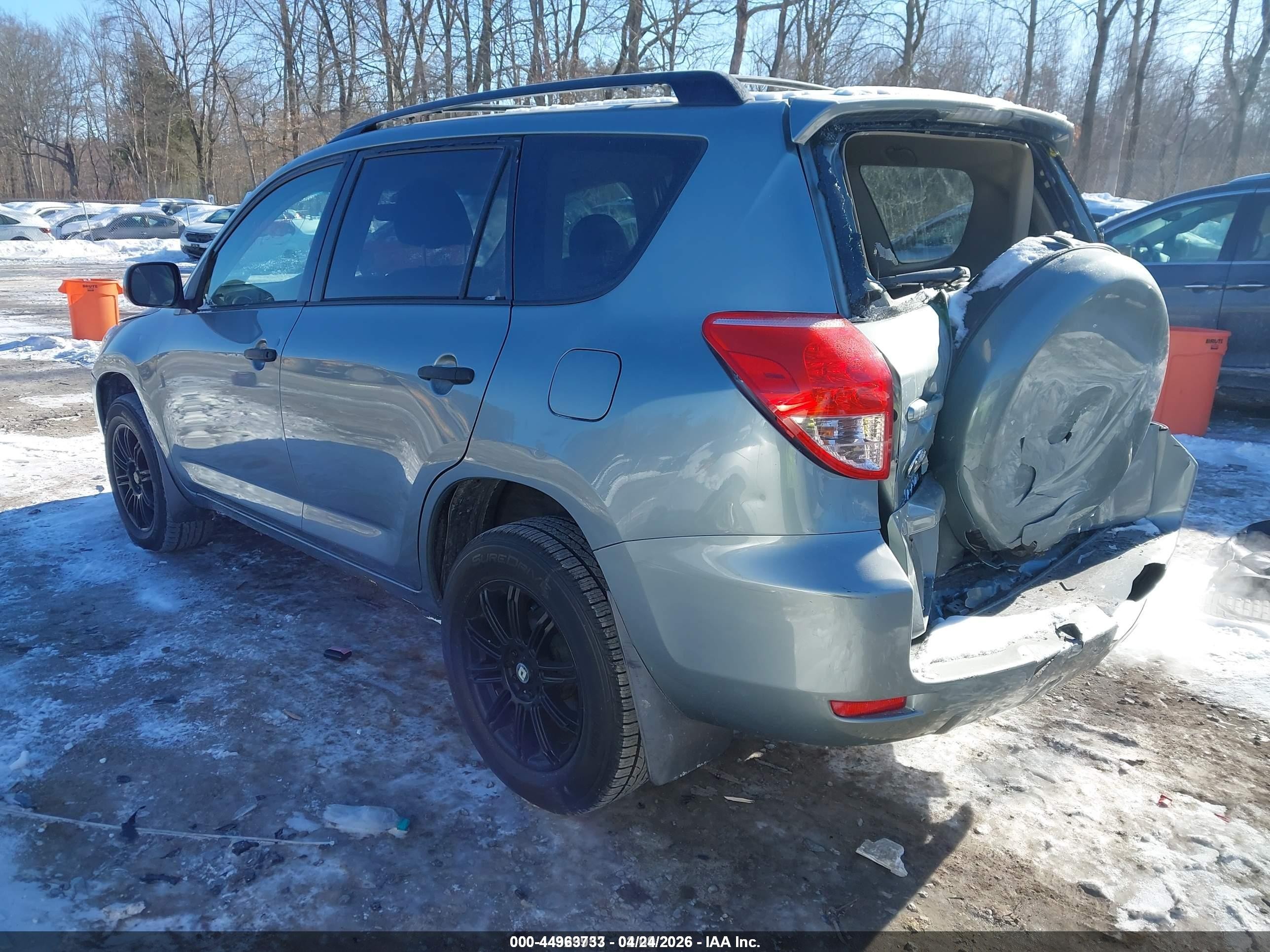 2008 Toyota Rav4 Base V6 Green vin: JTMBK33V185064459