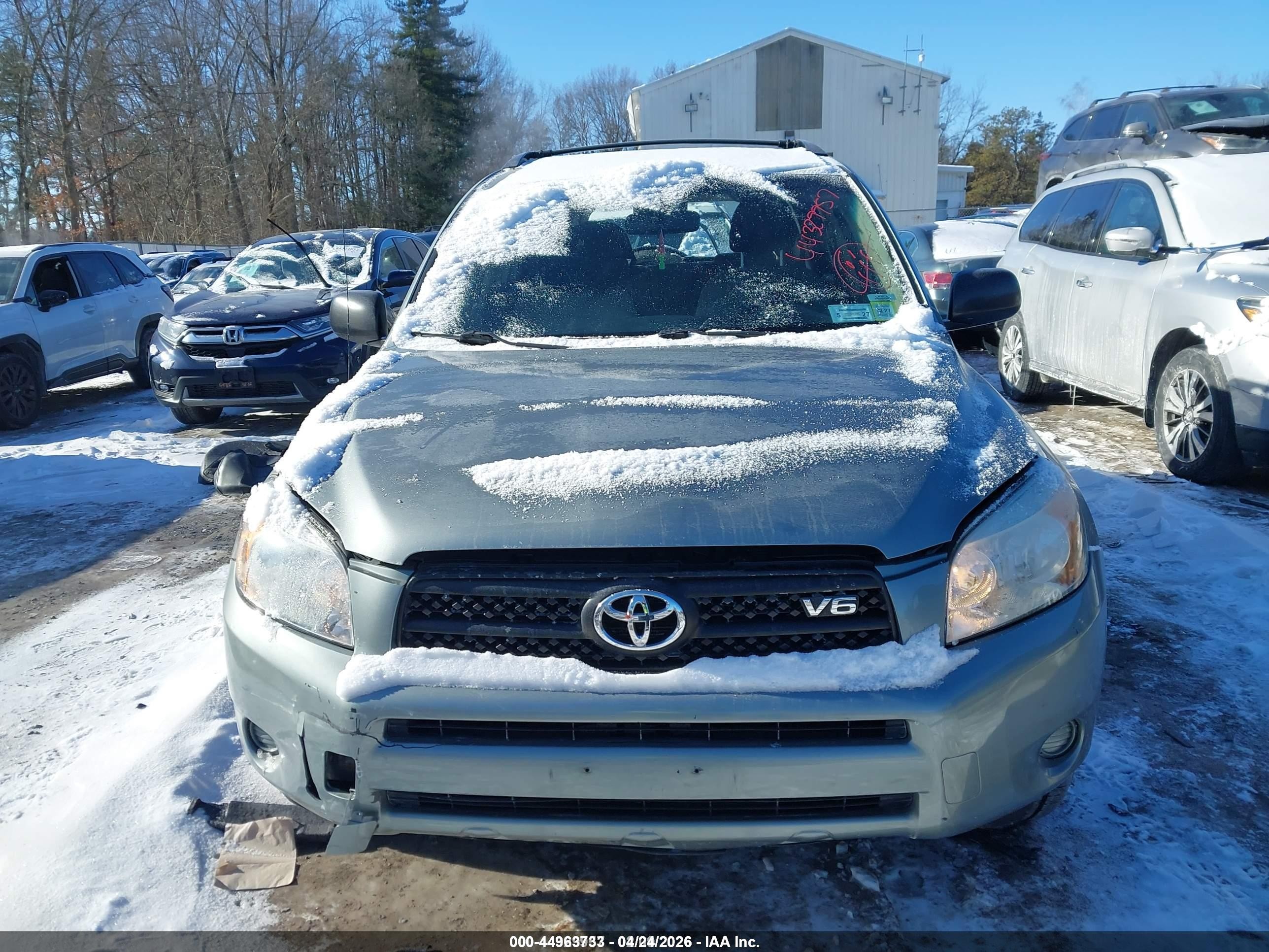 2008 Toyota Rav4 Base V6 Green vin: JTMBK33V185064459