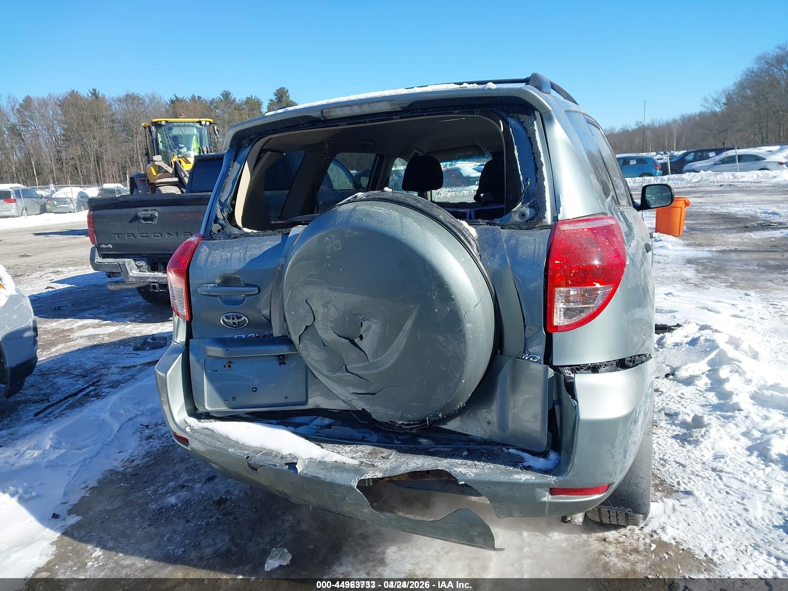 2008 Toyota Rav4 Base V6 Green vin: JTMBK33V185064459