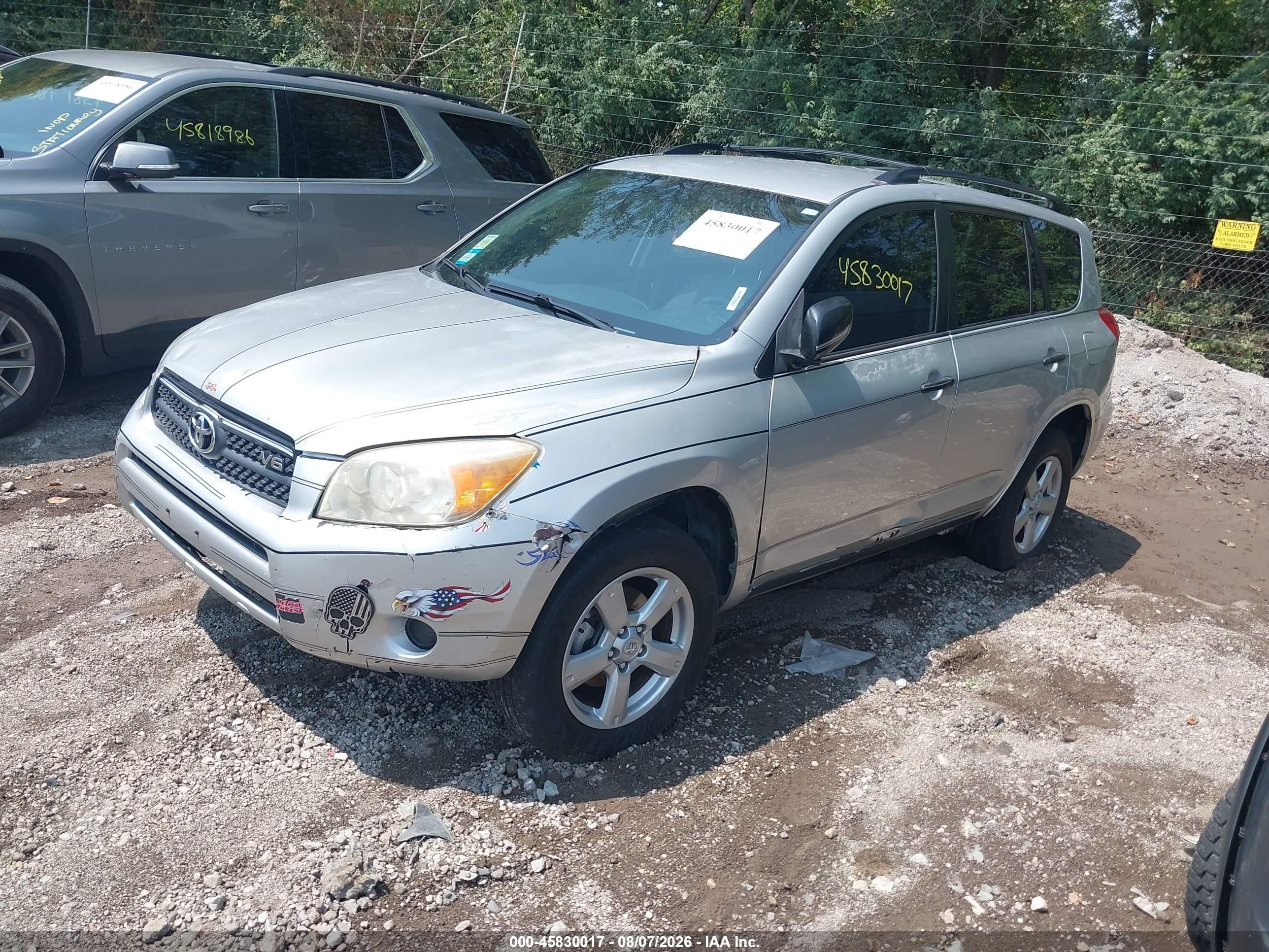 2006 Toyota Rav4 Base V6 Silver vin: JTMBK33V265003425