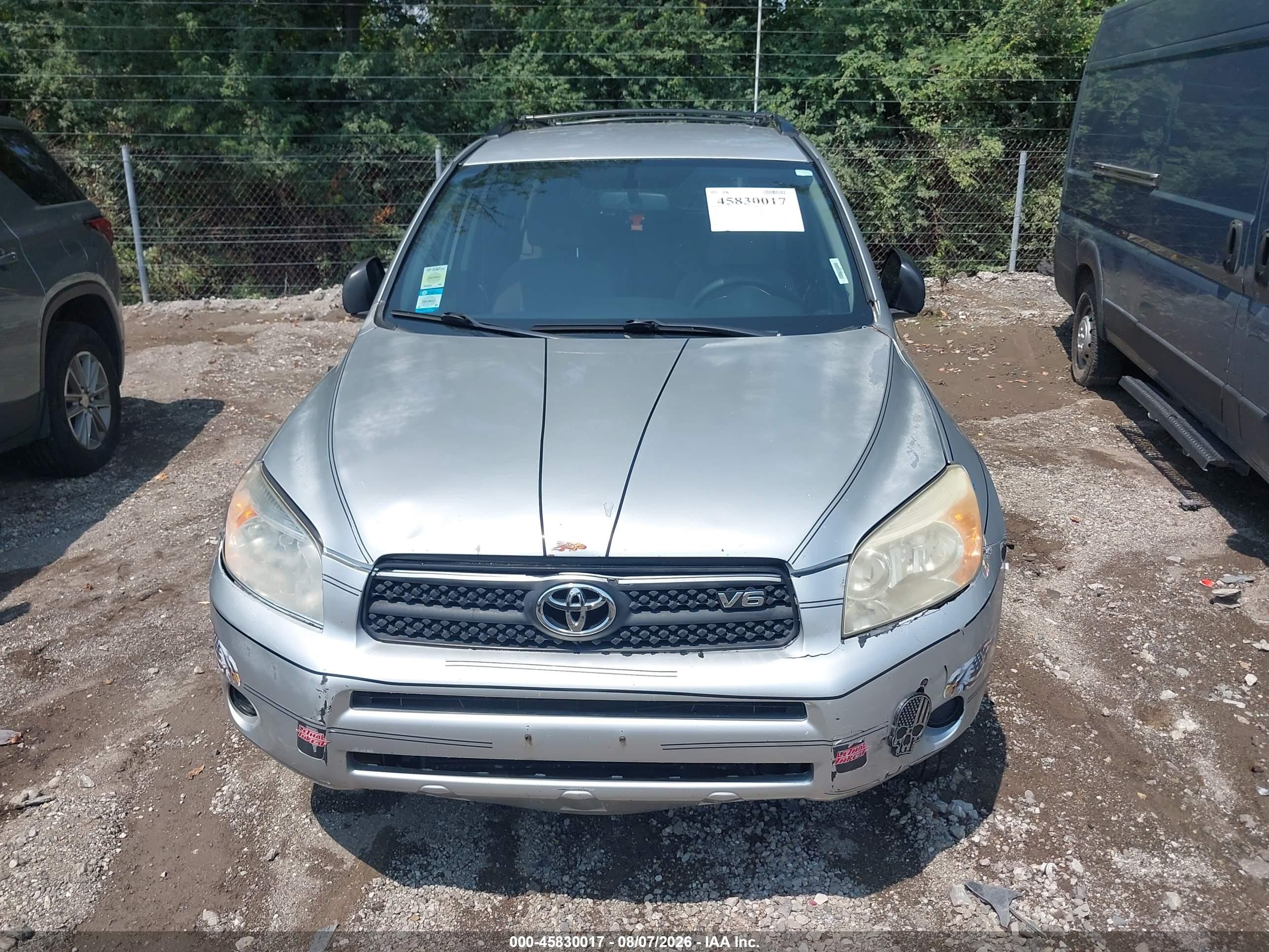 2006 Toyota Rav4 Base V6 Silver vin: JTMBK33V265003425