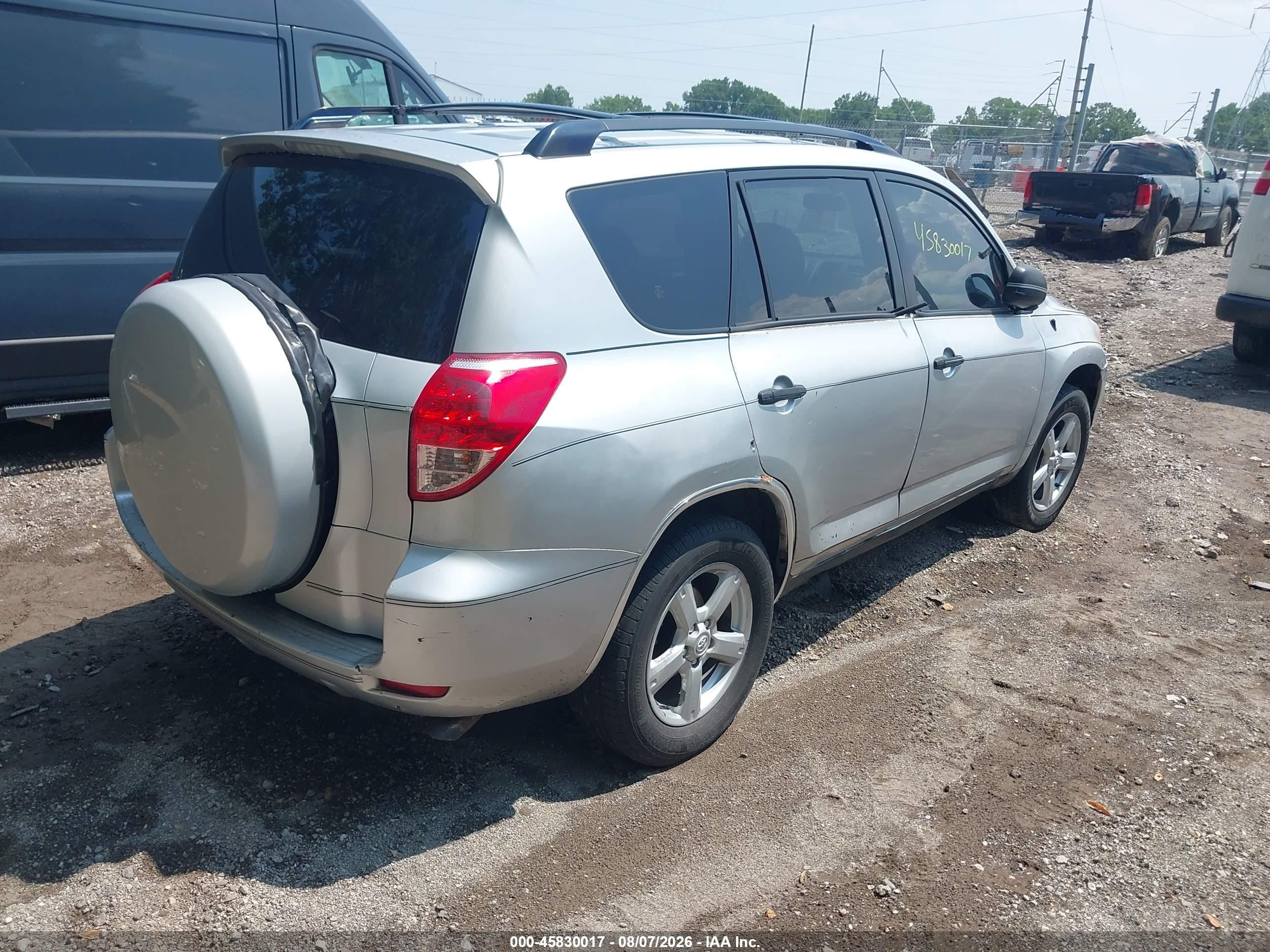 2006 Toyota Rav4 Base V6 Silver vin: JTMBK33V265003425