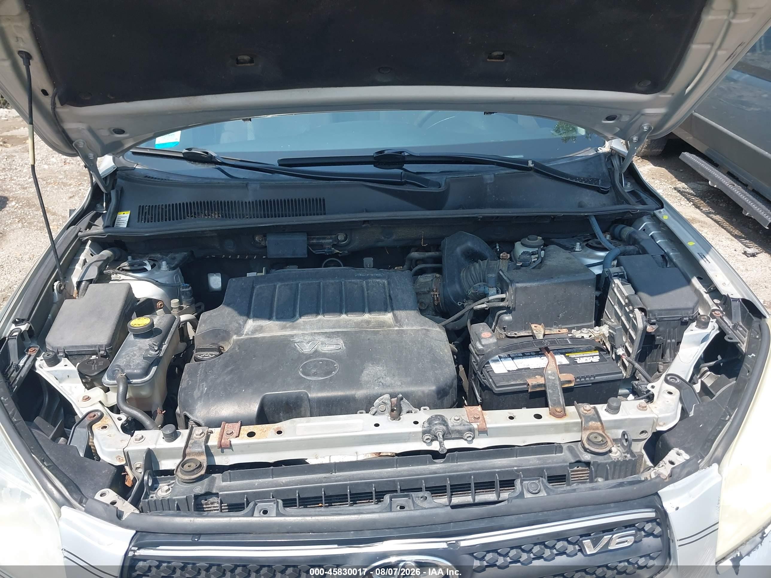 2006 Toyota Rav4 Base V6 Silver vin: JTMBK33V265003425