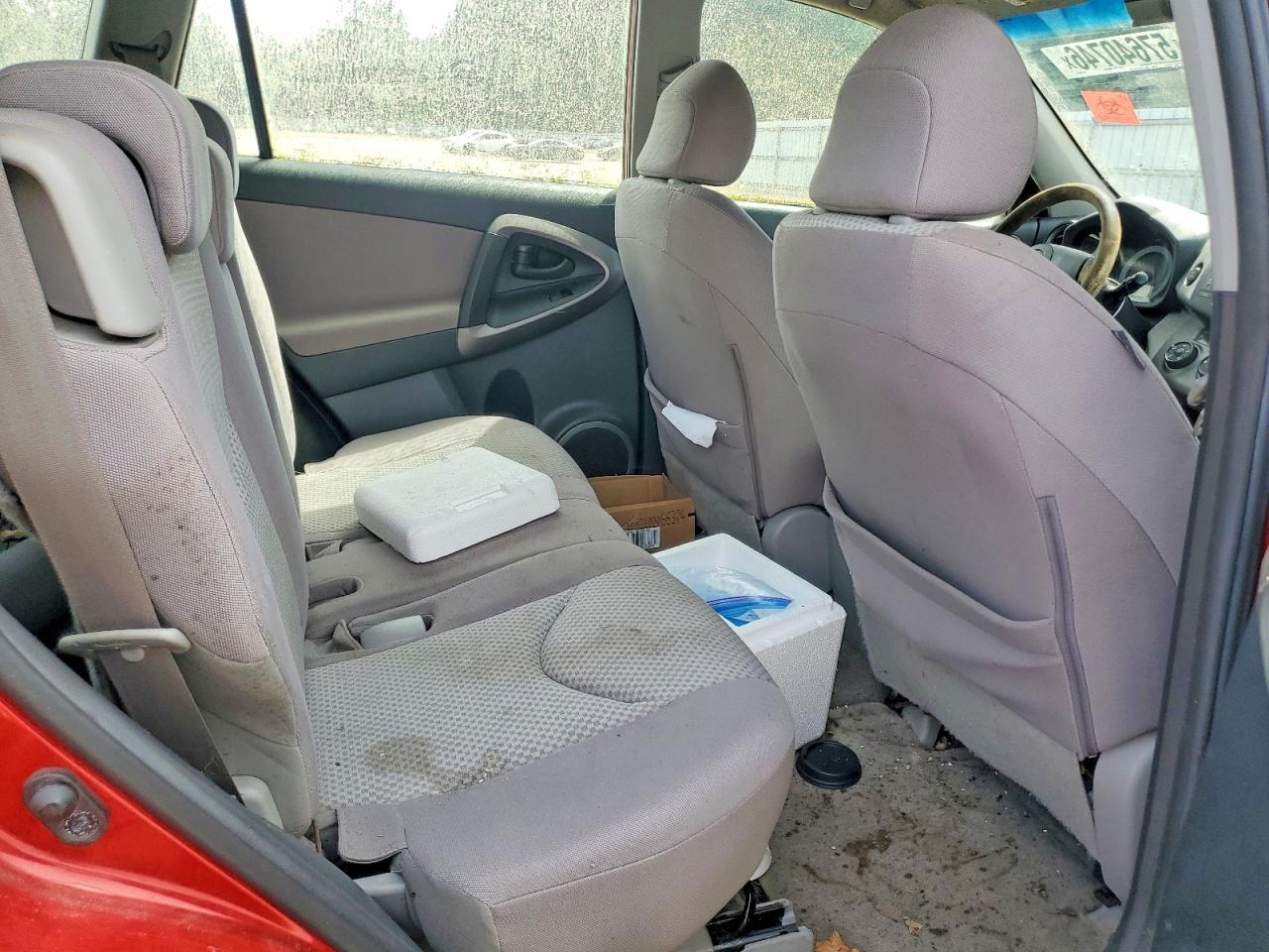 2007 Toyota Rav4 Base Red vin: JTMBK33V275031095