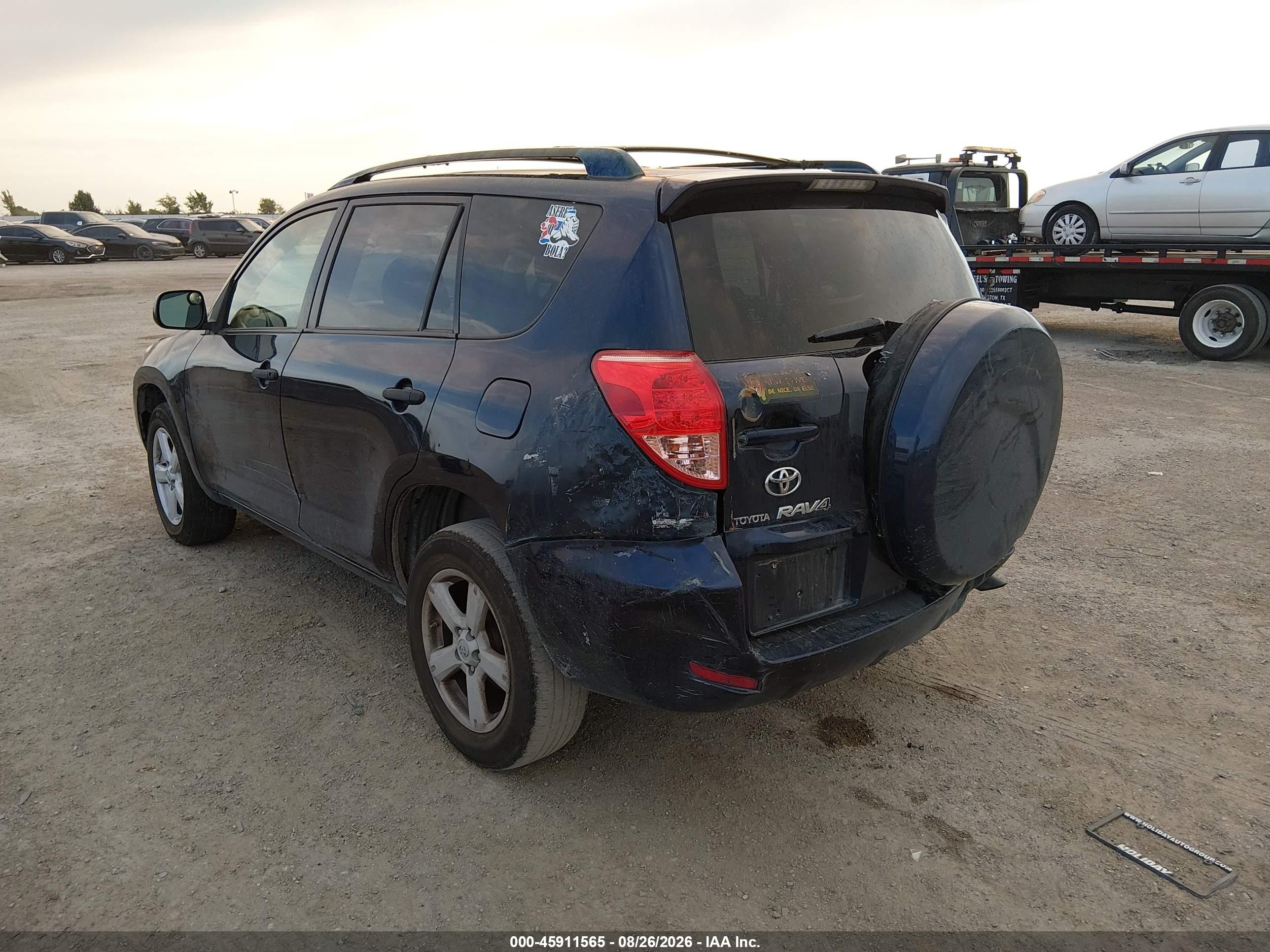 2007 Toyota Rav4 Base V6 (a5) Navy vin: JTMBK33V276022133
