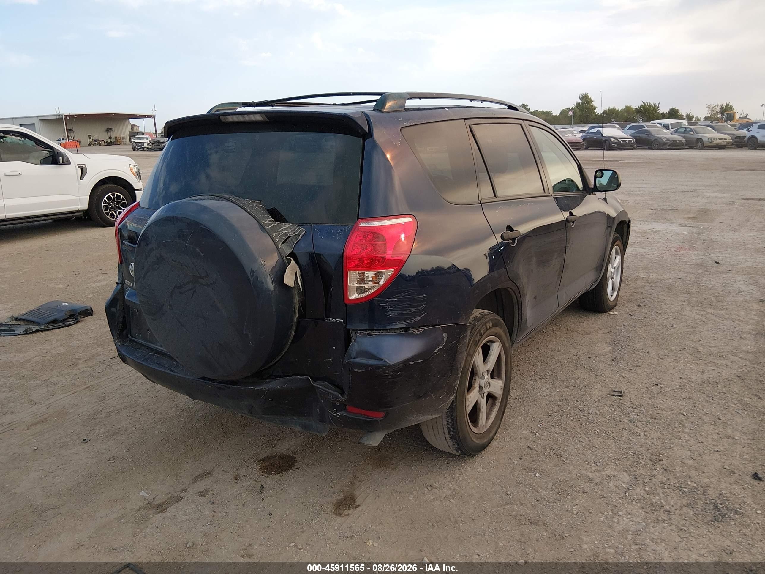 2007 Toyota Rav4 Base V6 (a5) Navy vin: JTMBK33V276022133