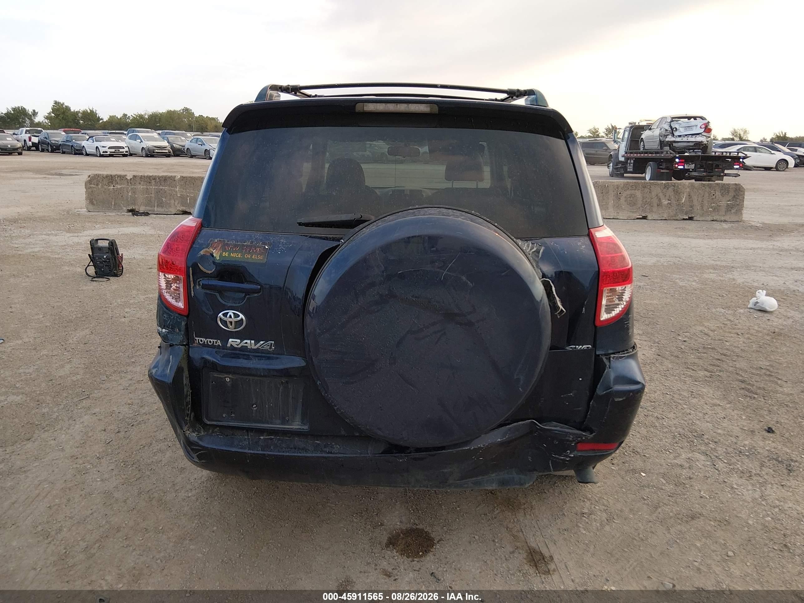 2007 Toyota Rav4 Base V6 (a5) Navy vin: JTMBK33V276022133