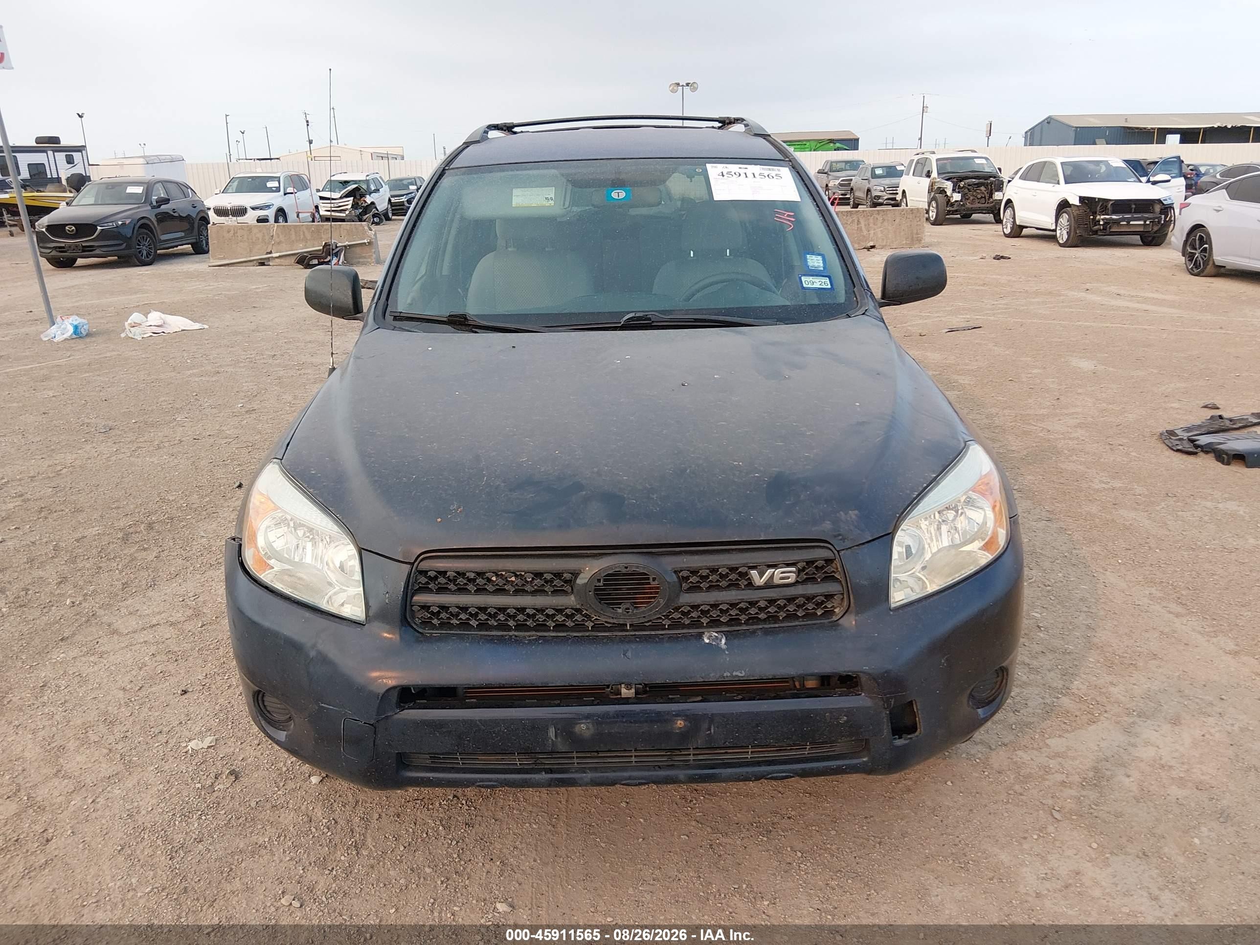2007 Toyota Rav4 Base V6 (a5) Navy vin: JTMBK33V276022133