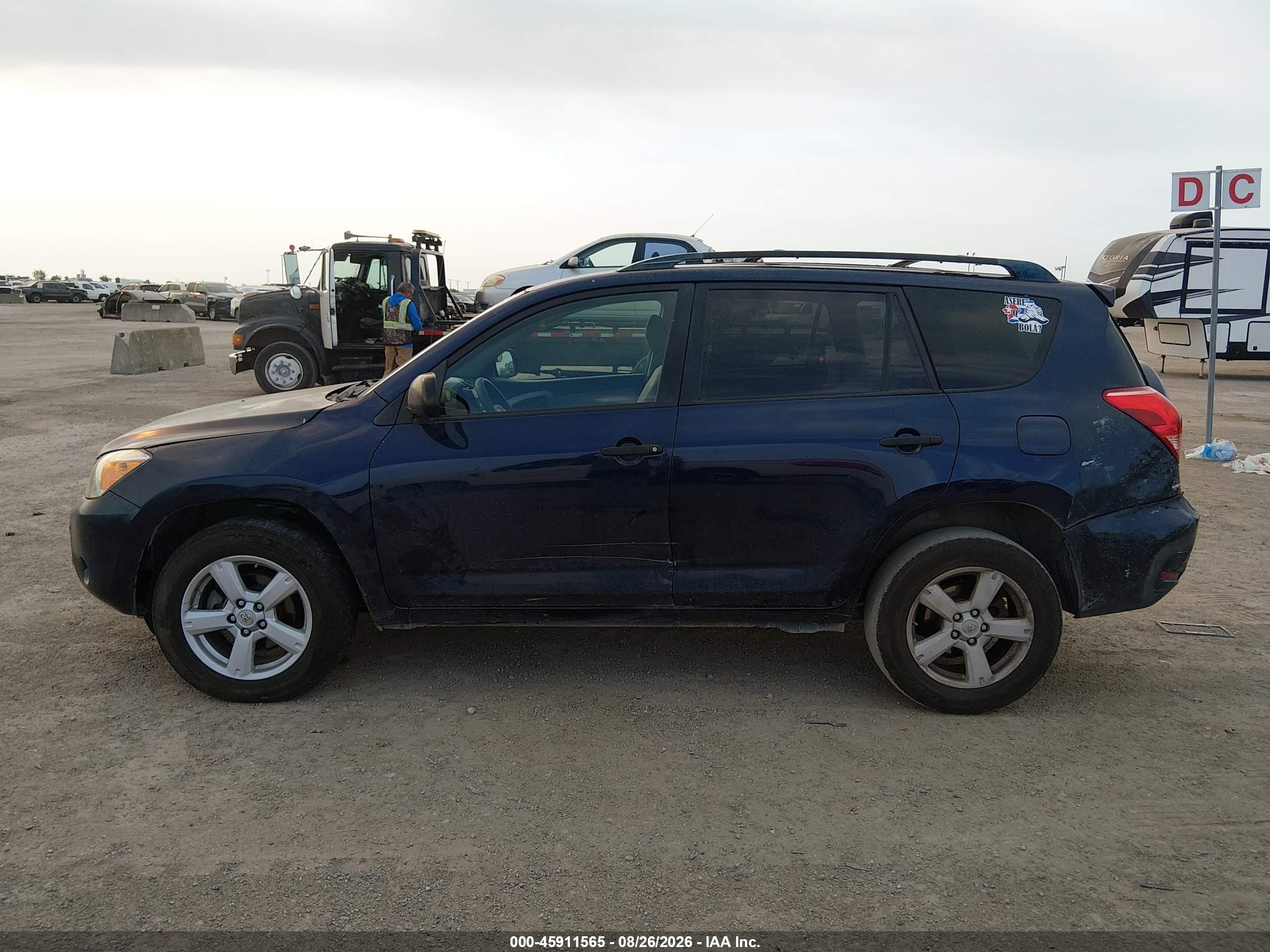 2007 Toyota Rav4 Base V6 (a5) Navy vin: JTMBK33V276022133