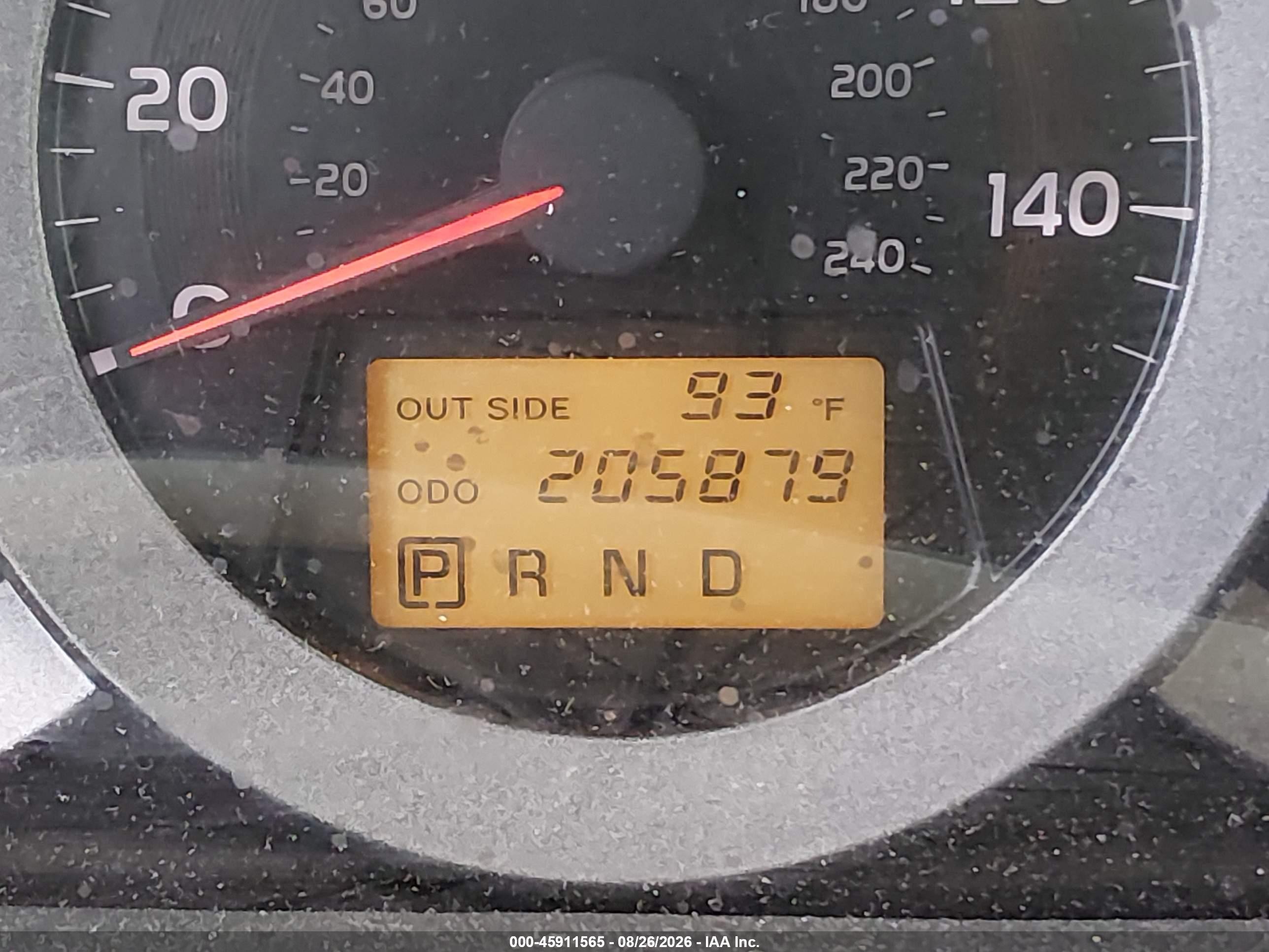2007 Toyota Rav4 Base V6 (a5) Navy vin: JTMBK33V276022133