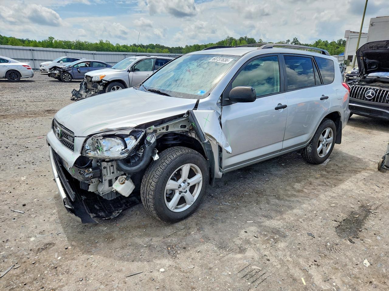 2007 Toyota Rav4 Base Silver vin: JTMBK33V276024979