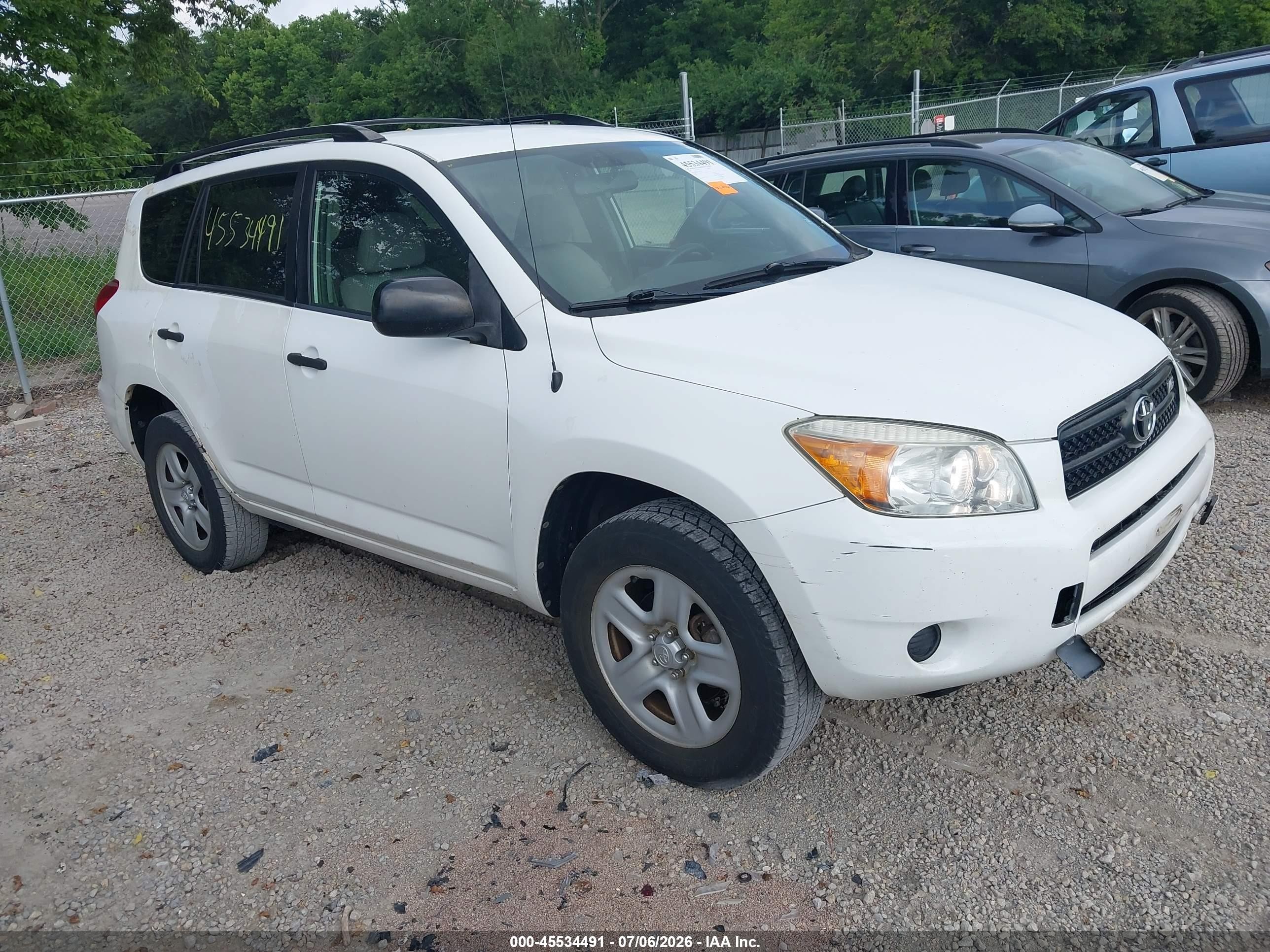 2007 Toyota Rav4 Base V6 (a5) Silver vin: JTMBK33V376012677