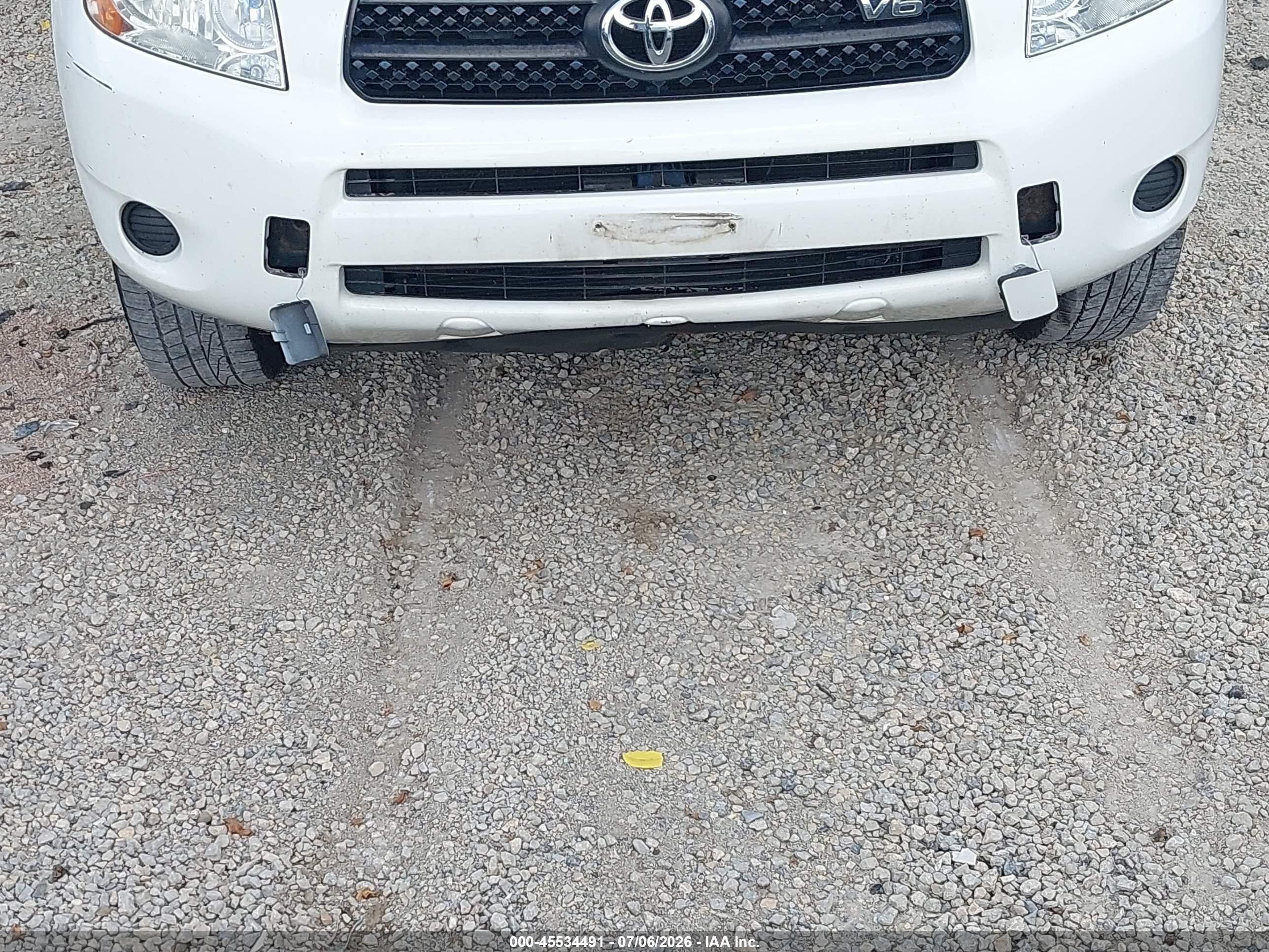 2007 Toyota Rav4 Base V6 (a5) Silver vin: JTMBK33V376012677