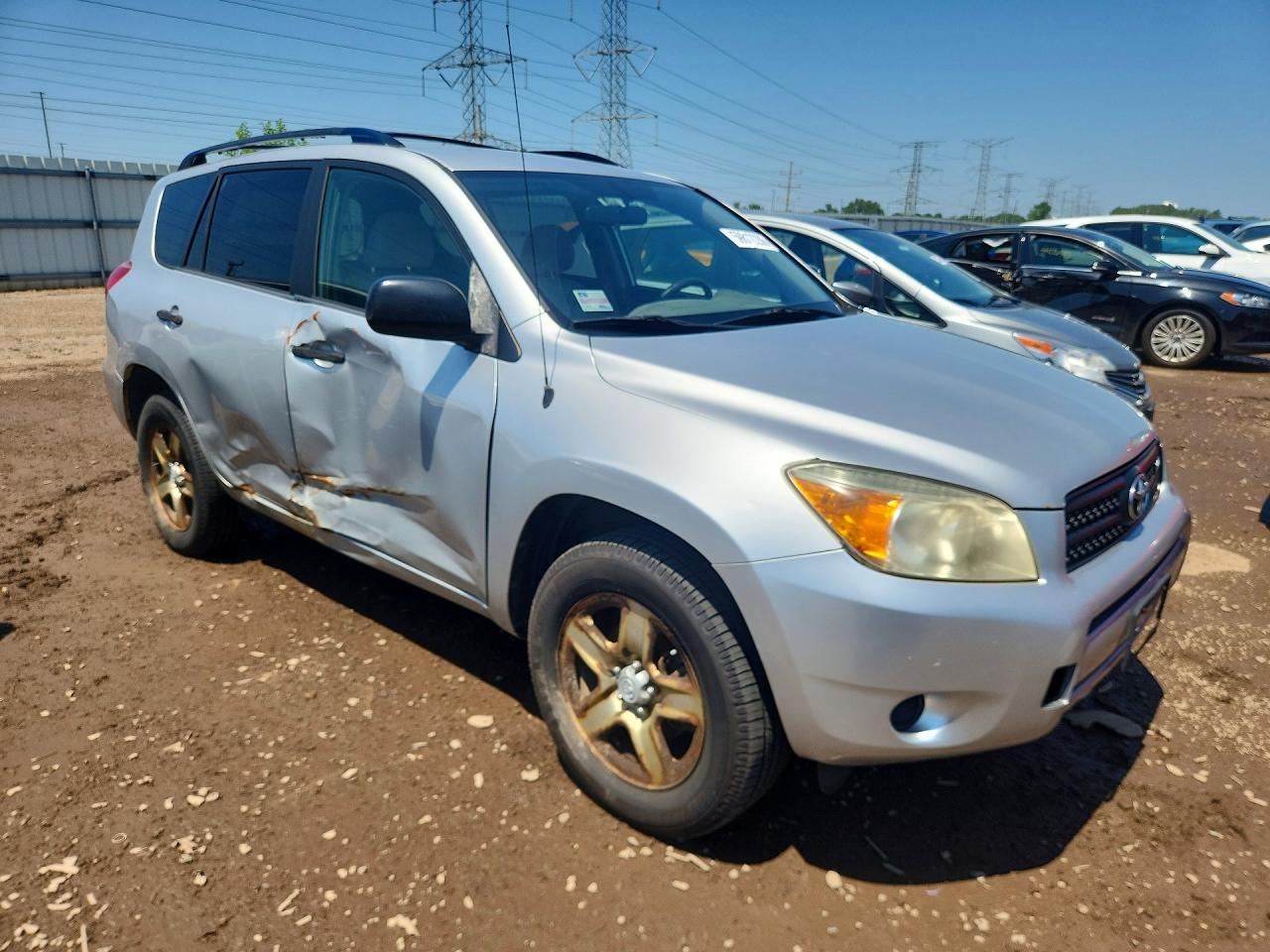 2008 Toyota Rav4 Base Silver vin: JTMBK33V386042750