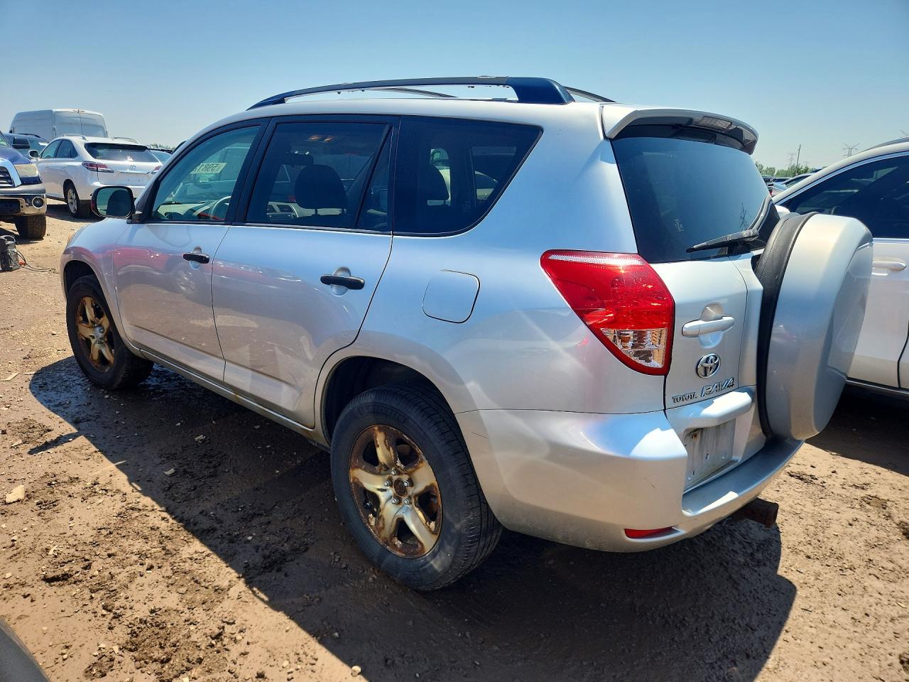 2008 Toyota Rav4 Base Silver vin: JTMBK33V386042750