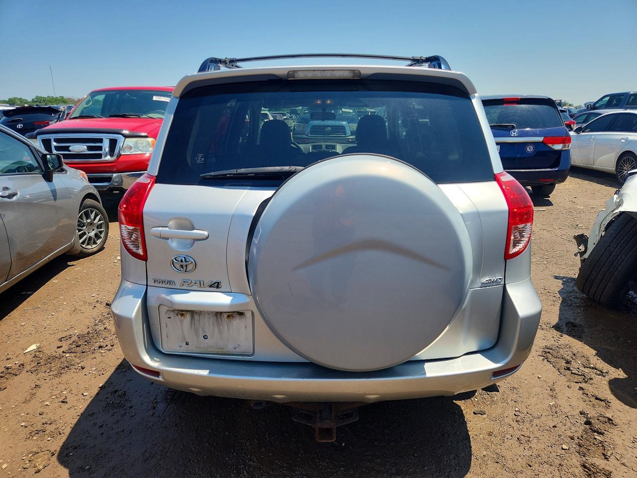2008 Toyota Rav4 Base Silver vin: JTMBK33V386042750