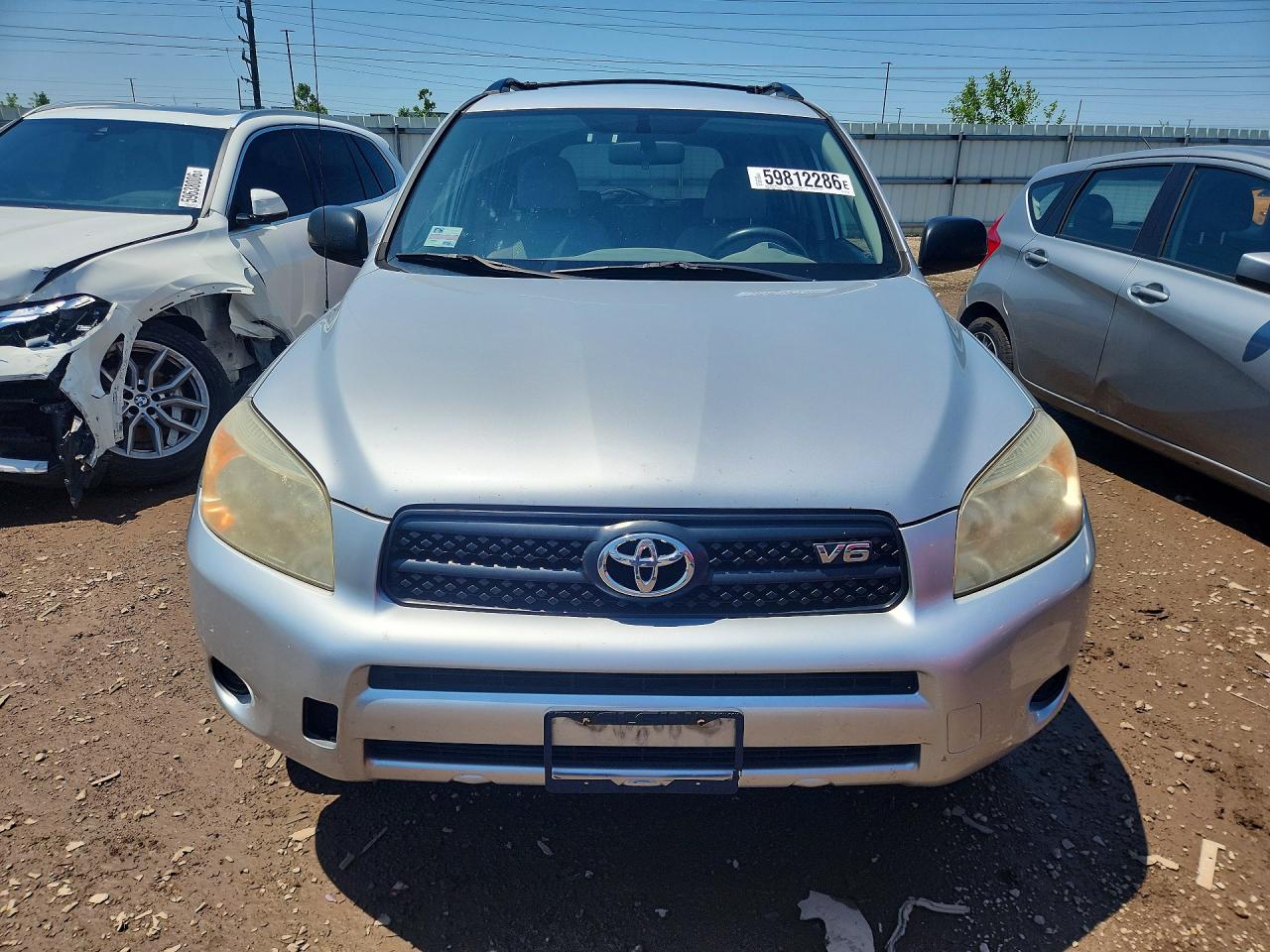 2008 Toyota Rav4 Base Silver vin: JTMBK33V386042750