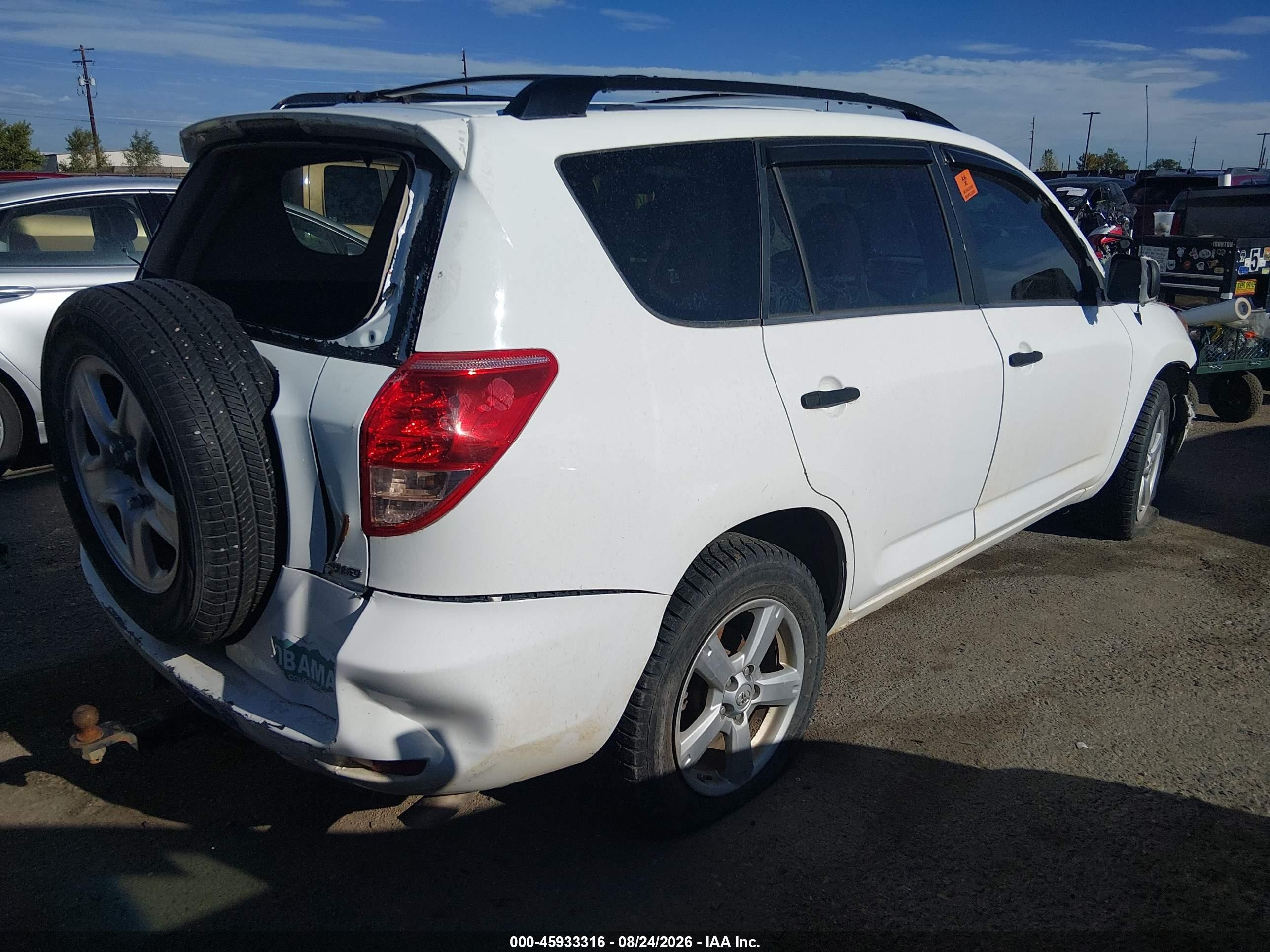 2006 Toyota Rav4 Base V6 Белый vin: JTMBK33V466006983