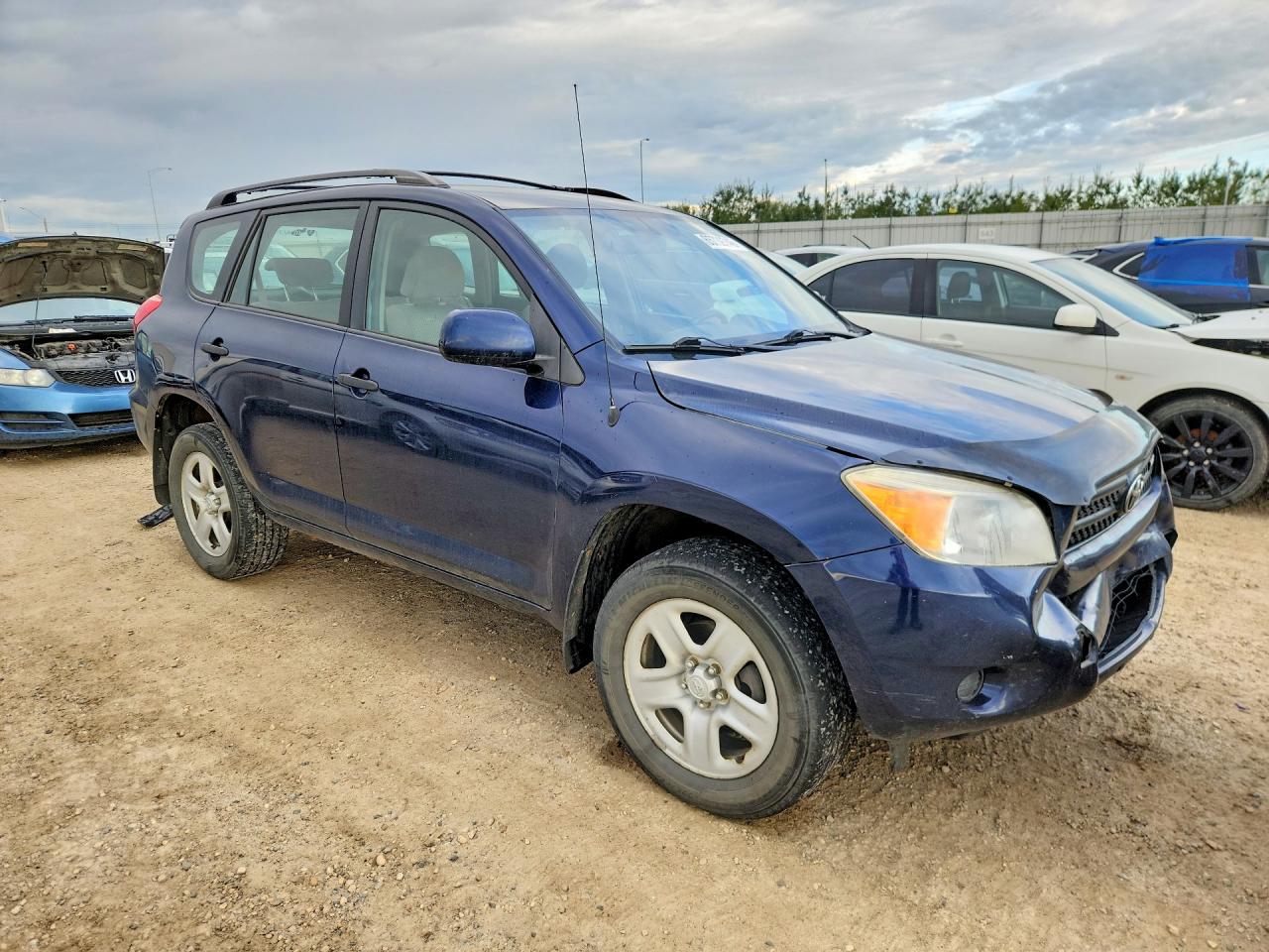 2007 Toyota Rav4 Base Blue vin: JTMBK33V475027811