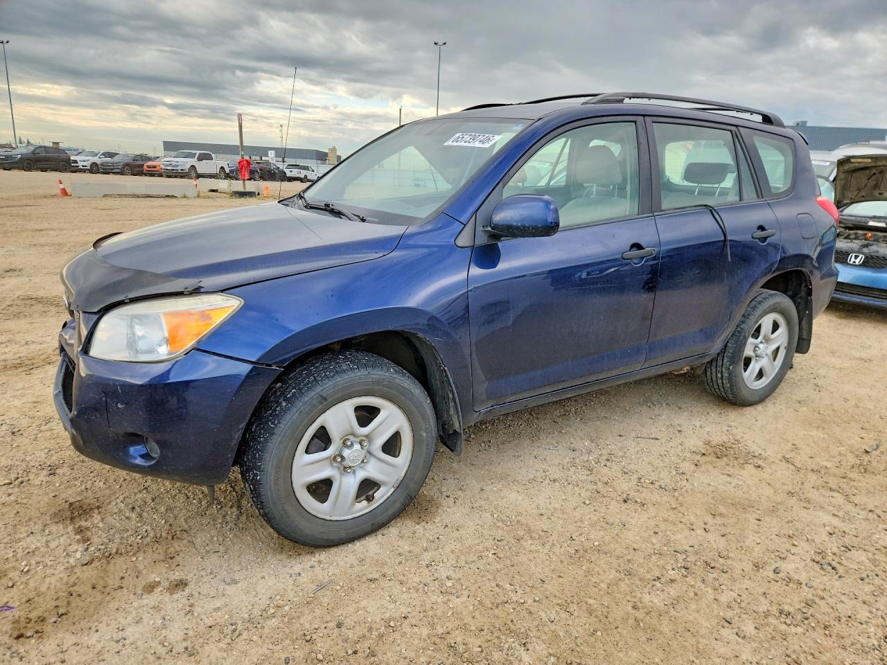 2007 Toyota Rav4 Base Blue vin: JTMBK33V475027811