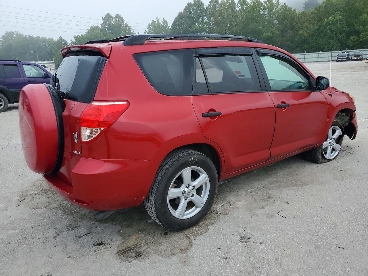 2007 Toyota Rav4 Base Red vin: JTMBK33V475039666