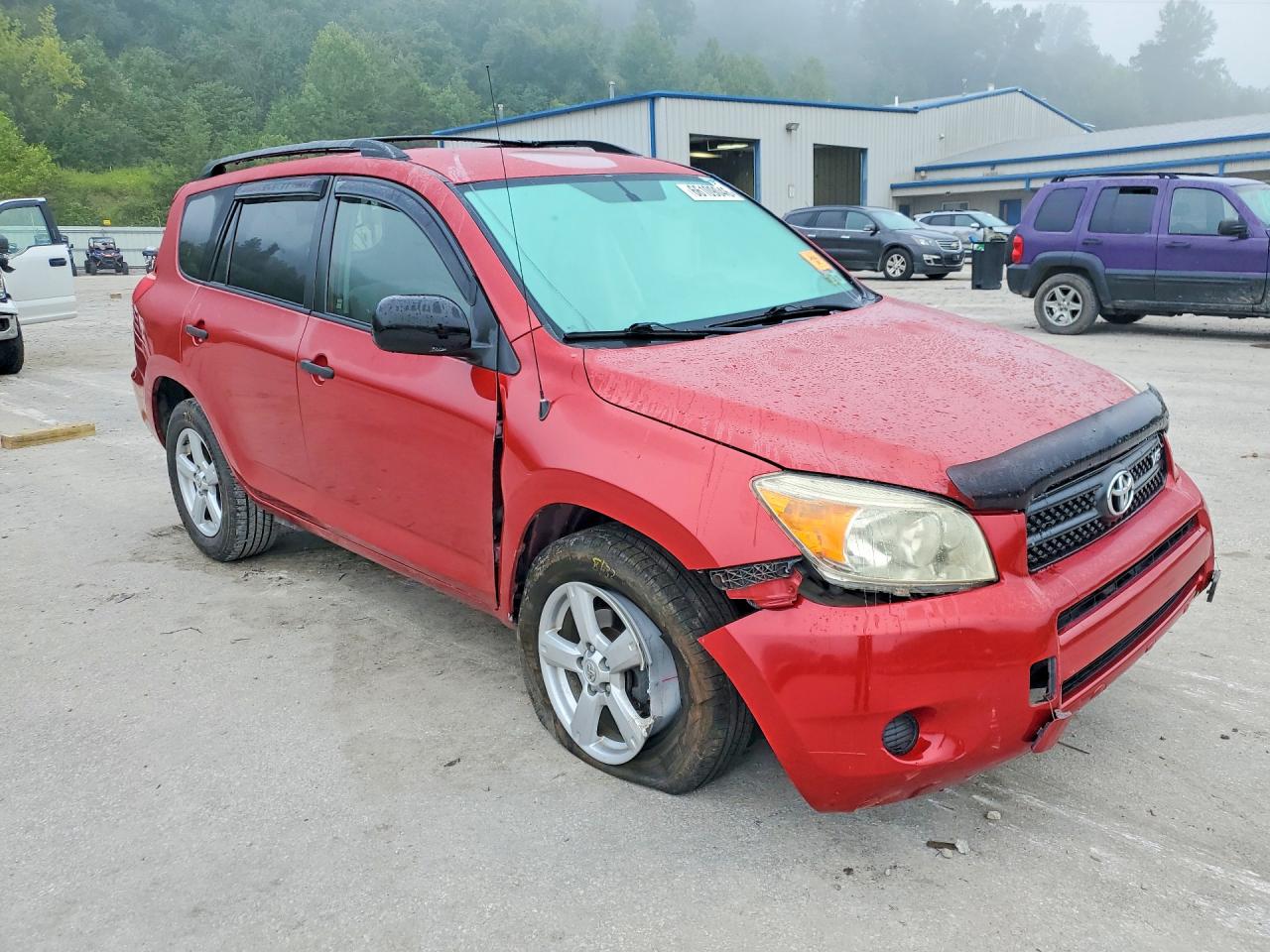 2007 Toyota Rav4 Base Red vin: JTMBK33V475039666