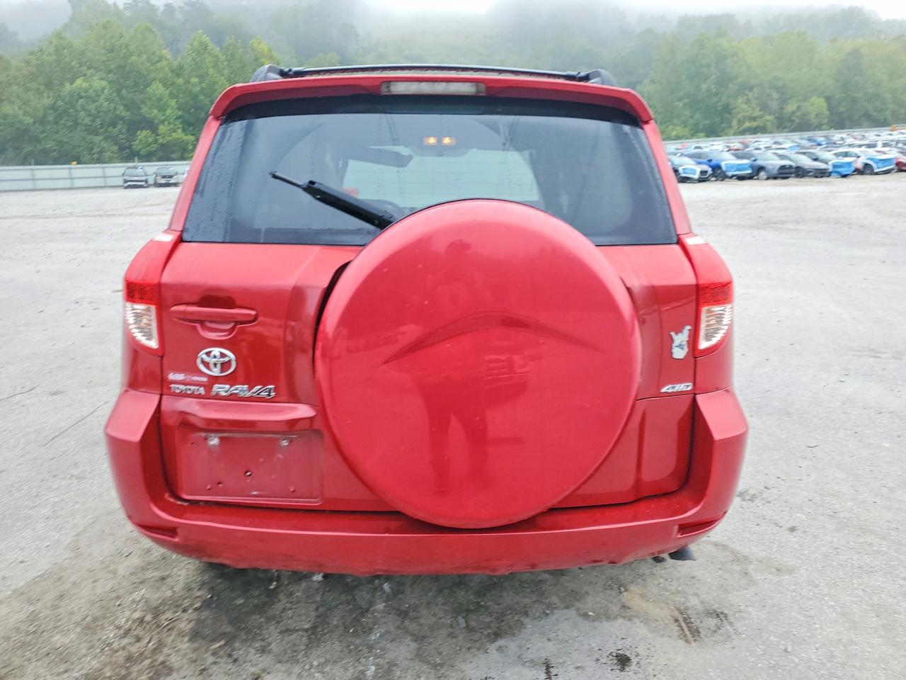 2007 Toyota Rav4 Base Red vin: JTMBK33V475039666