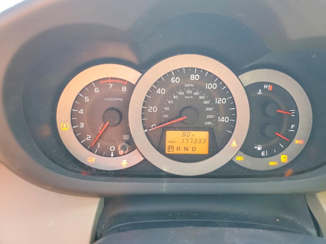 2009 Toyota Rav4 Base Brown vin: JTMBK33V49D008684