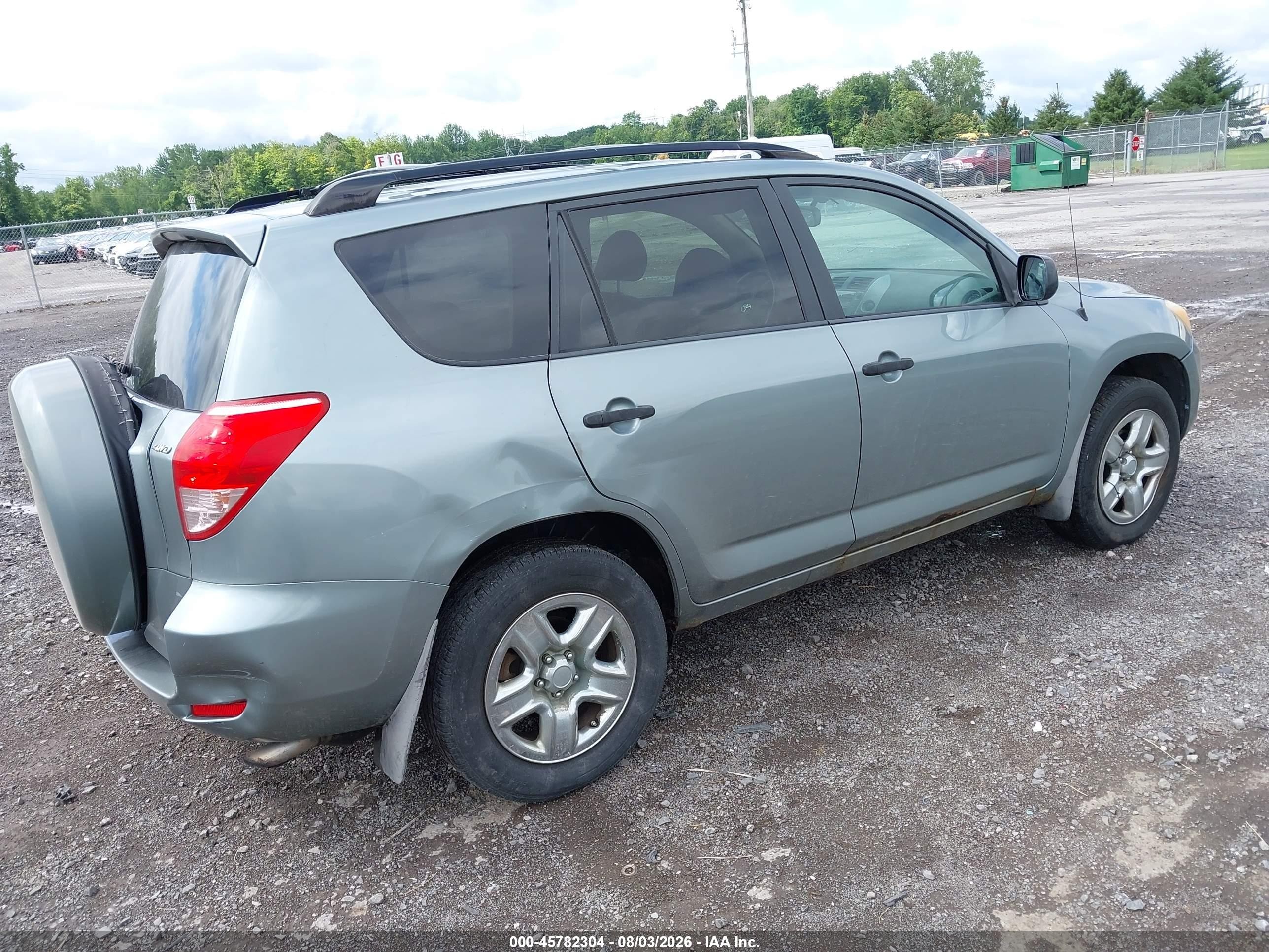 2008 Toyota Rav4 Base V6 Green vin: JTMBK33V585070815