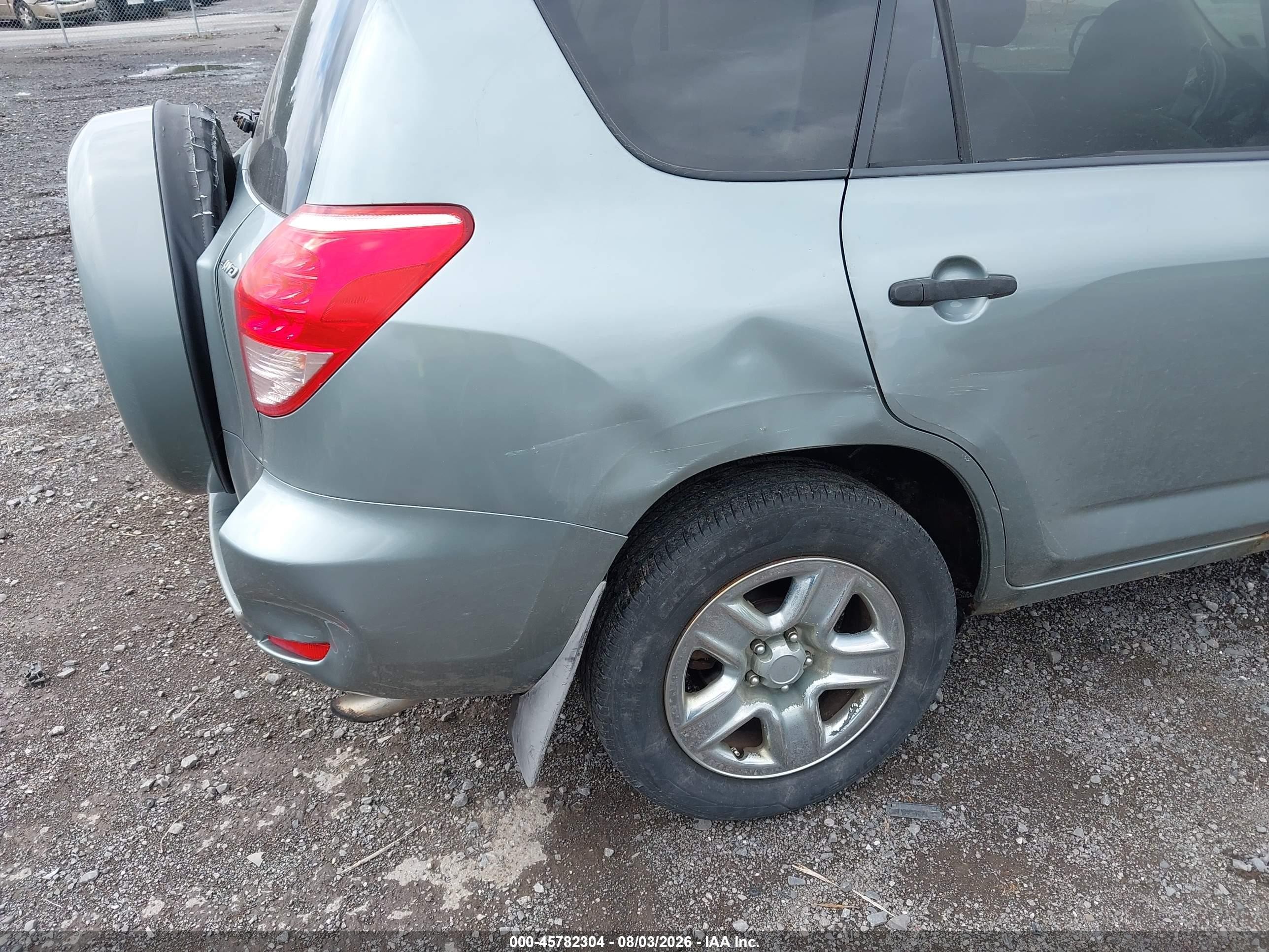 2008 Toyota Rav4 Base V6 Green vin: JTMBK33V585070815