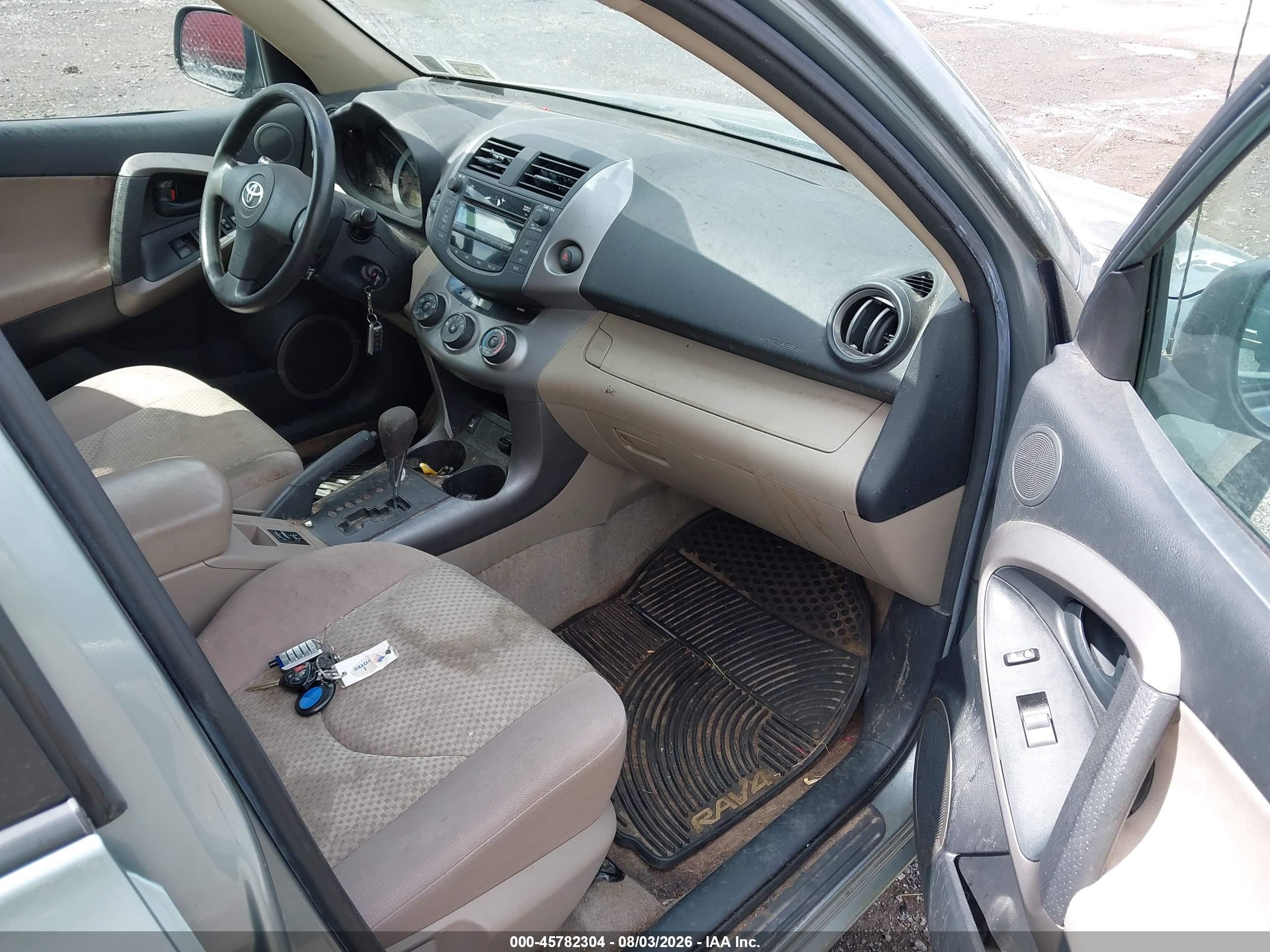 2008 Toyota Rav4 Base V6 Green vin: JTMBK33V585070815