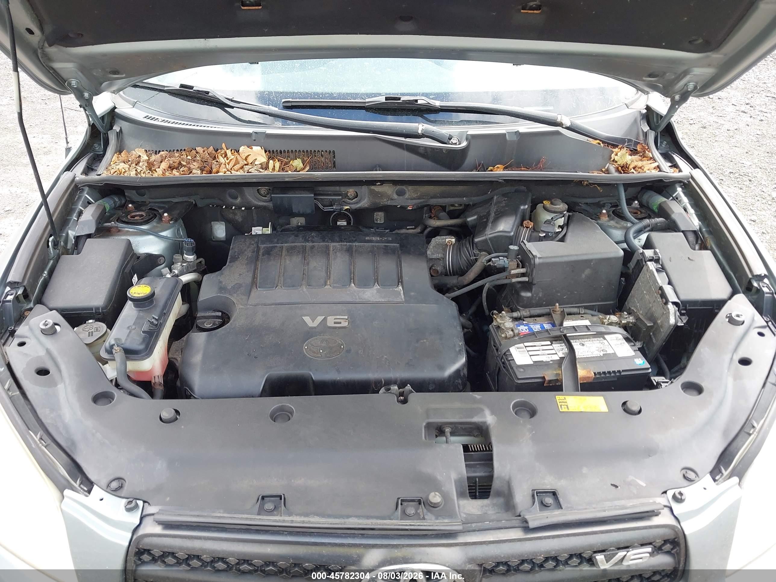 2008 Toyota Rav4 Base V6 Green vin: JTMBK33V585070815