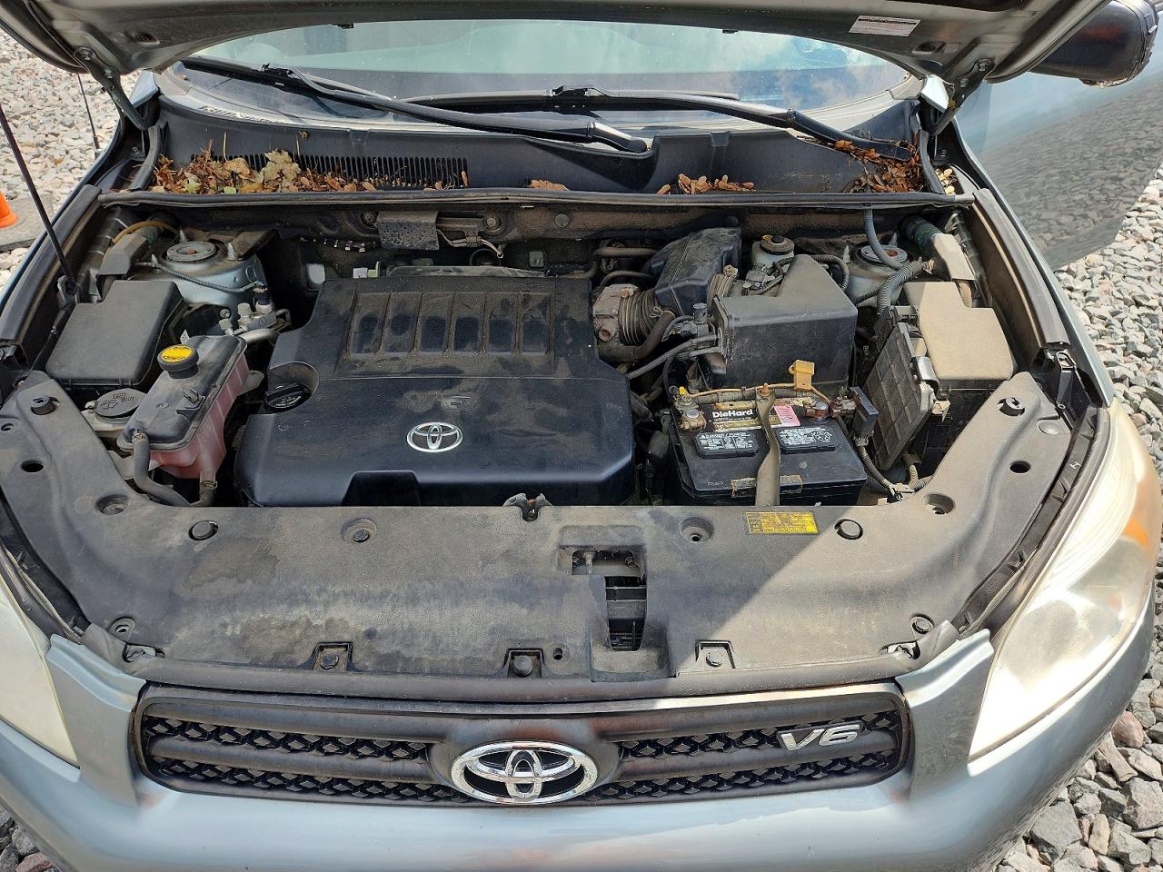 2008 Toyota Rav4 Green vin: JTMBK33V586030857