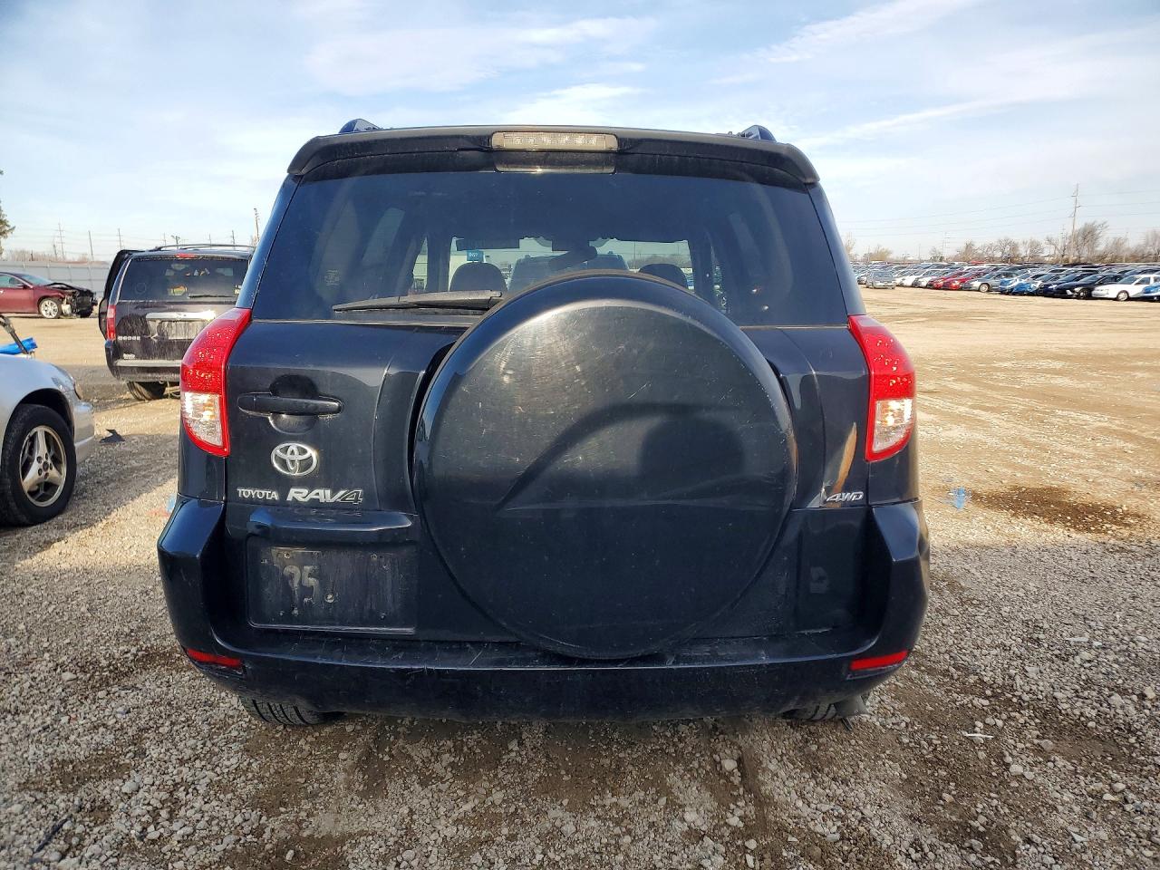 2008 Toyota Rav4 Base Black vin: JTMBK33V586039669