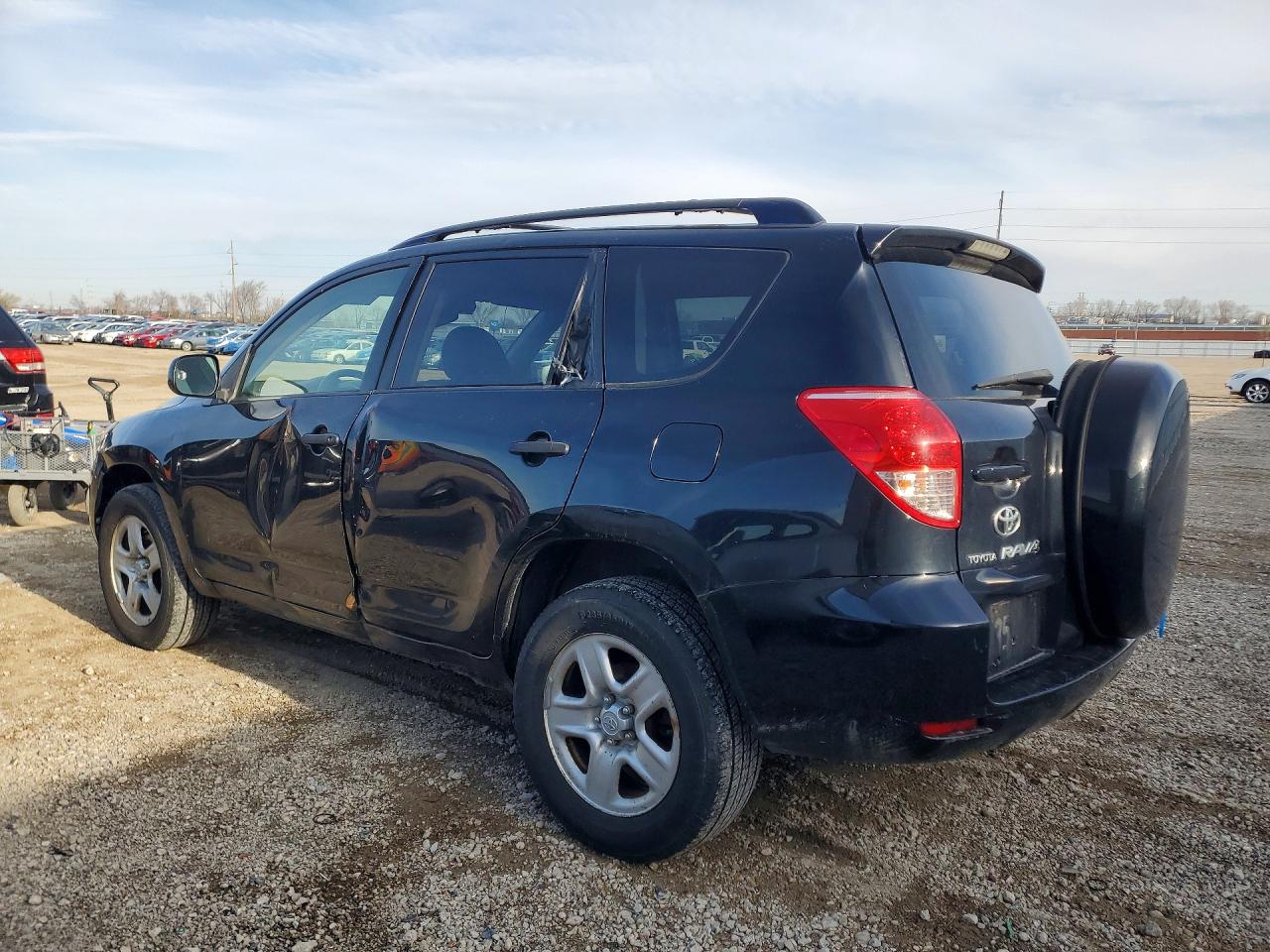2008 Toyota Rav4 Base Black vin: JTMBK33V586039669