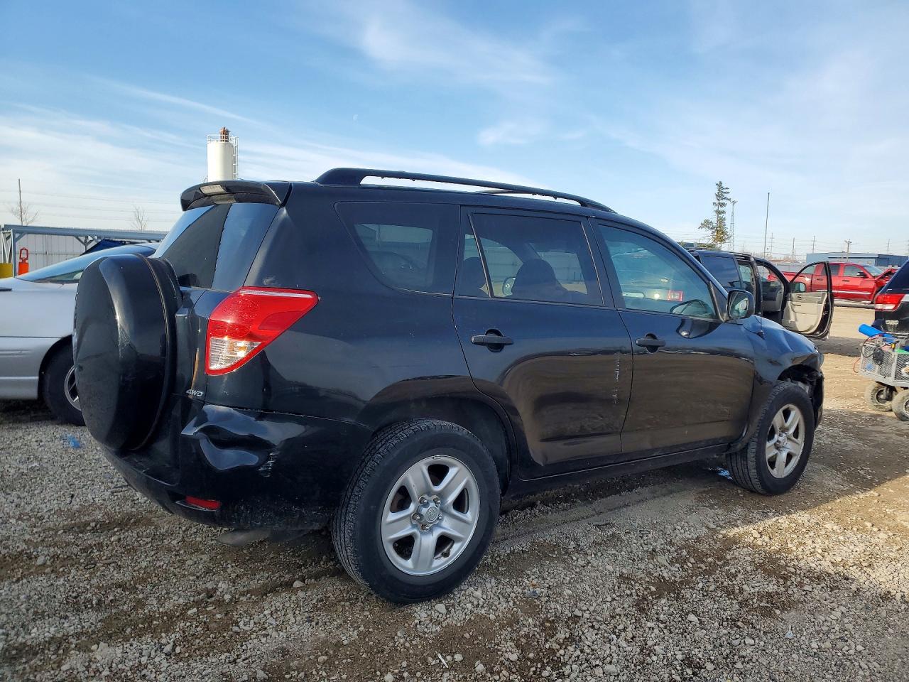 2008 Toyota Rav4 Base Black vin: JTMBK33V586039669