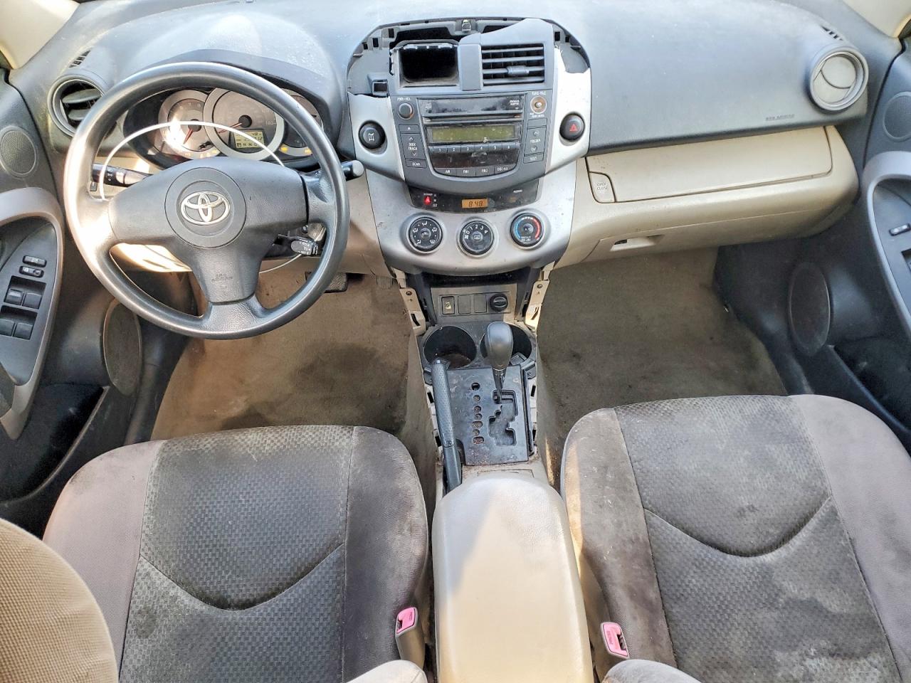 2008 Toyota Rav4 Base Black vin: JTMBK33V586039669