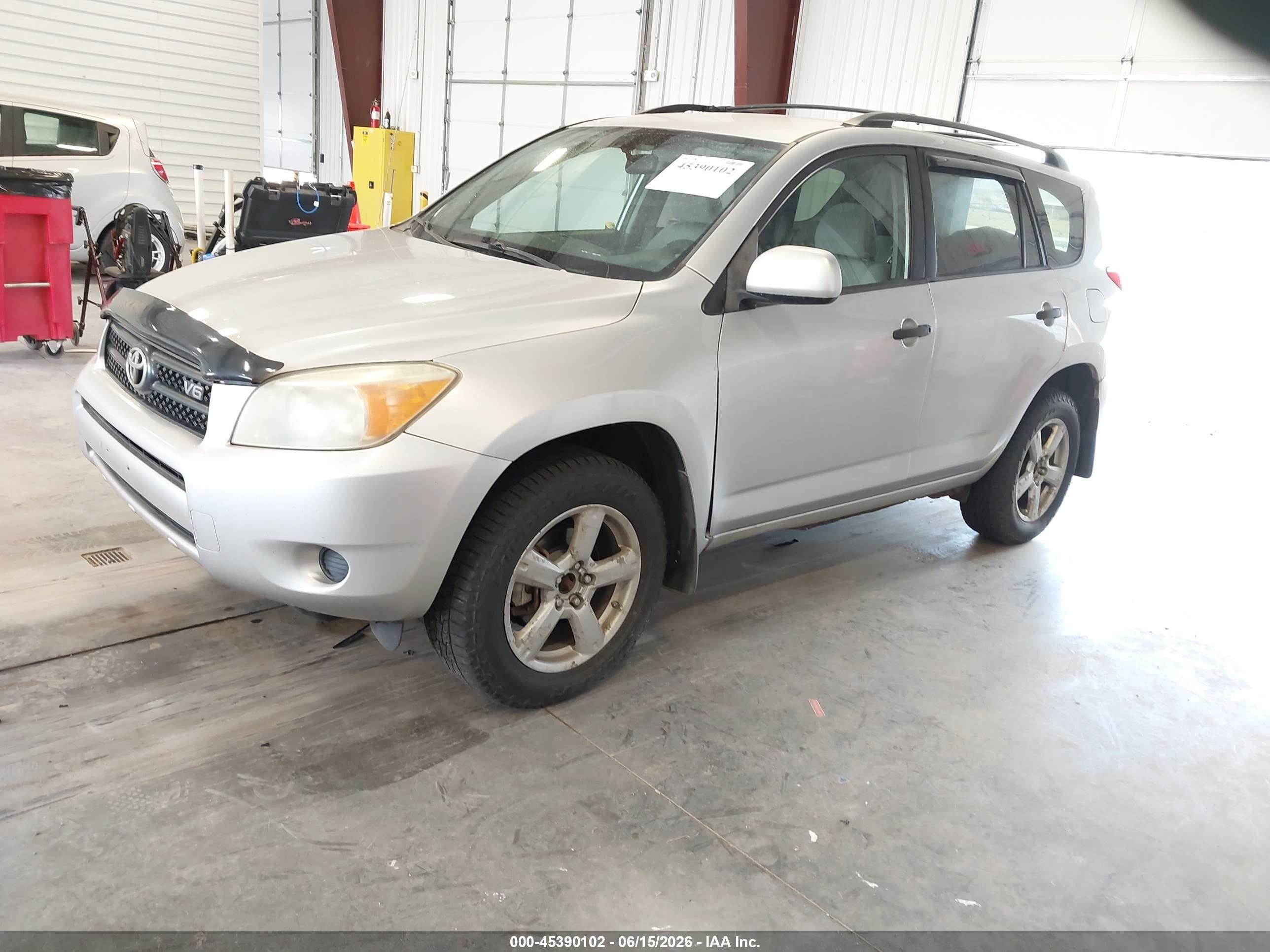 2007 Toyota Rav4 Base V6 (a5) Silver vin: JTMBK33V676016254
