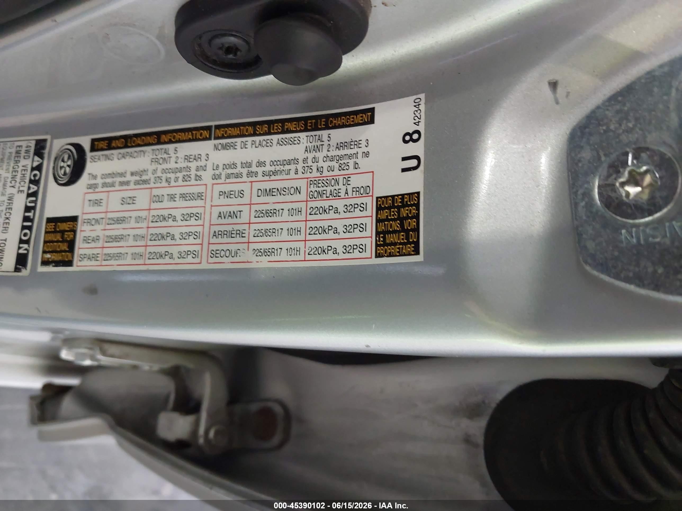 2007 Toyota Rav4 Base V6 (a5) Silver vin: JTMBK33V676016254