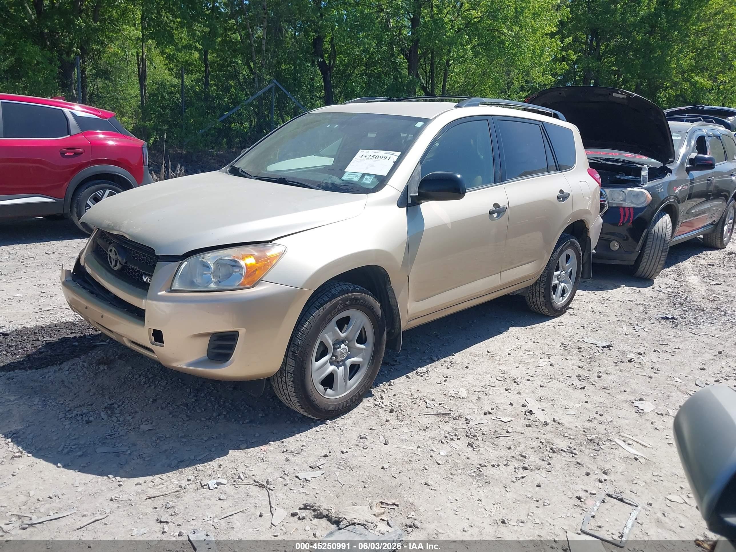 2009 Toyota Rav4 Base V6 Желто-коричневый vin: JTMBK33V695073594