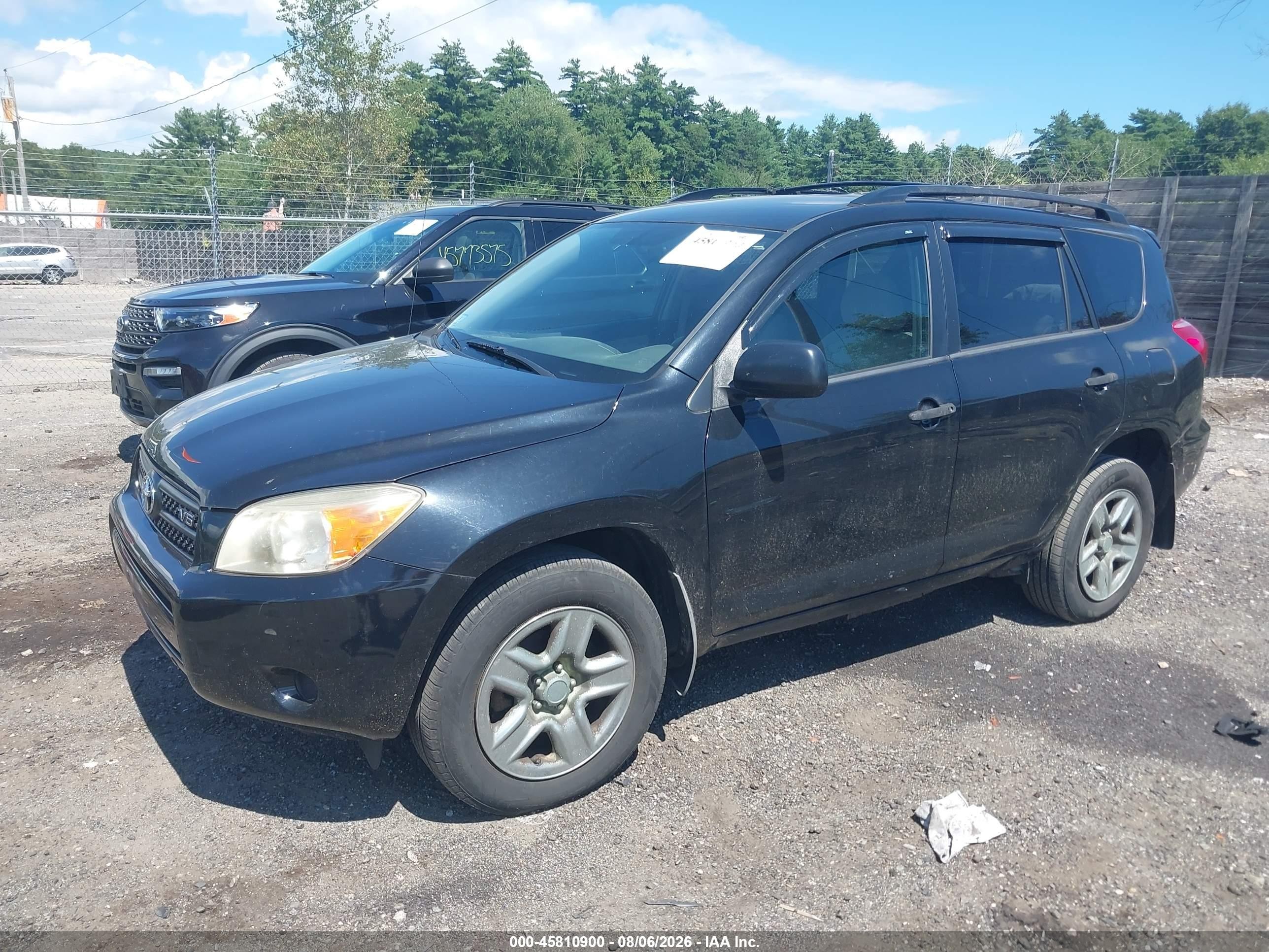 2008 Toyota Rav4 Base V6 Черный vin: JTMBK33V785070945